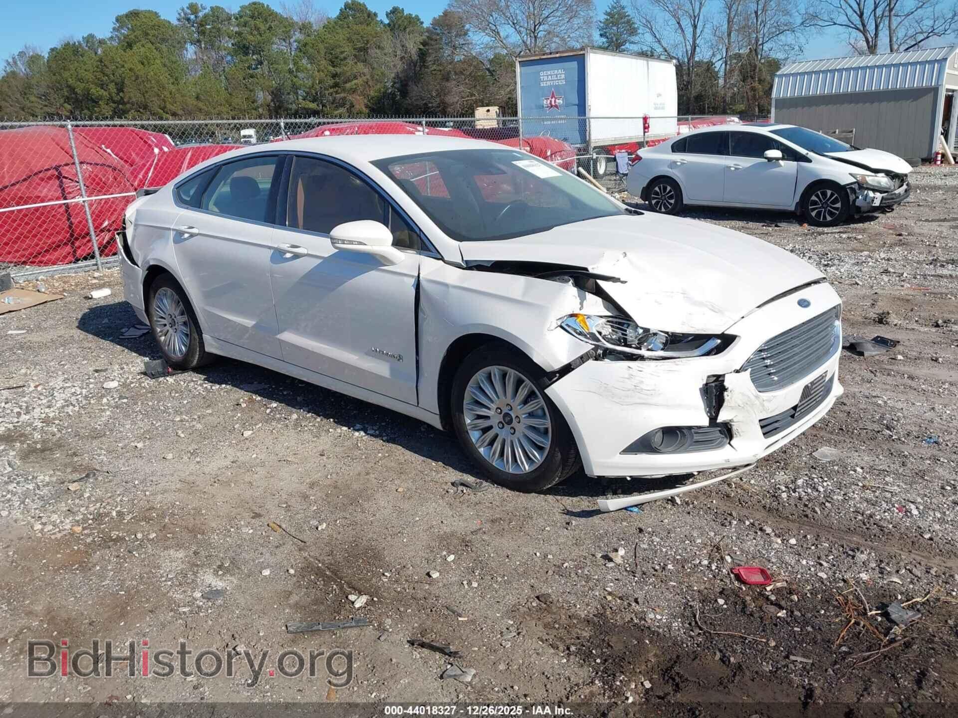 Photo 3FA6P0LU4DR386437 - FORD FUSION HYBRID 2013