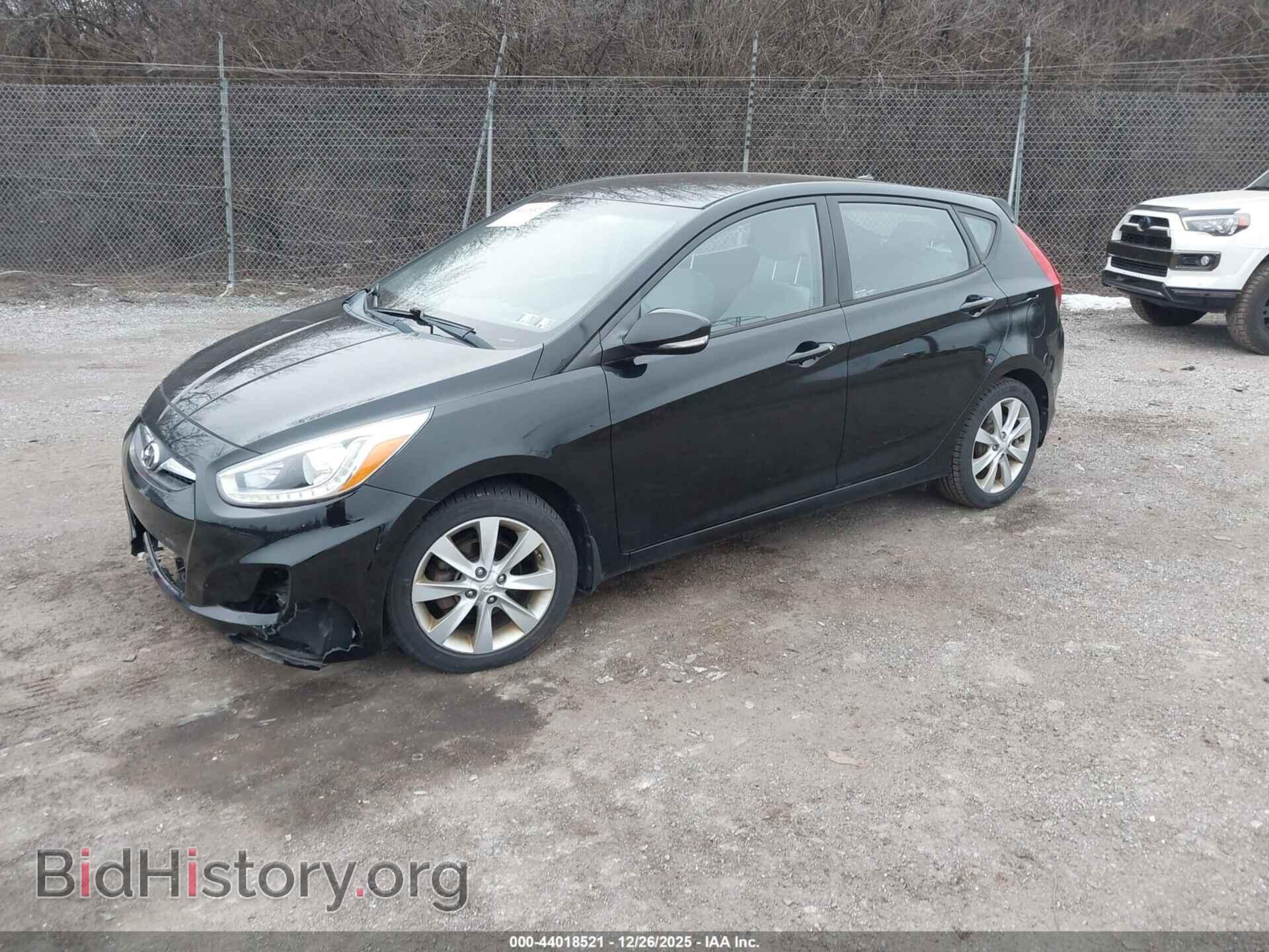 2014 HYUNDAI ACCENT - VIN: KMHCU5AE5EU169841 - Фото 2