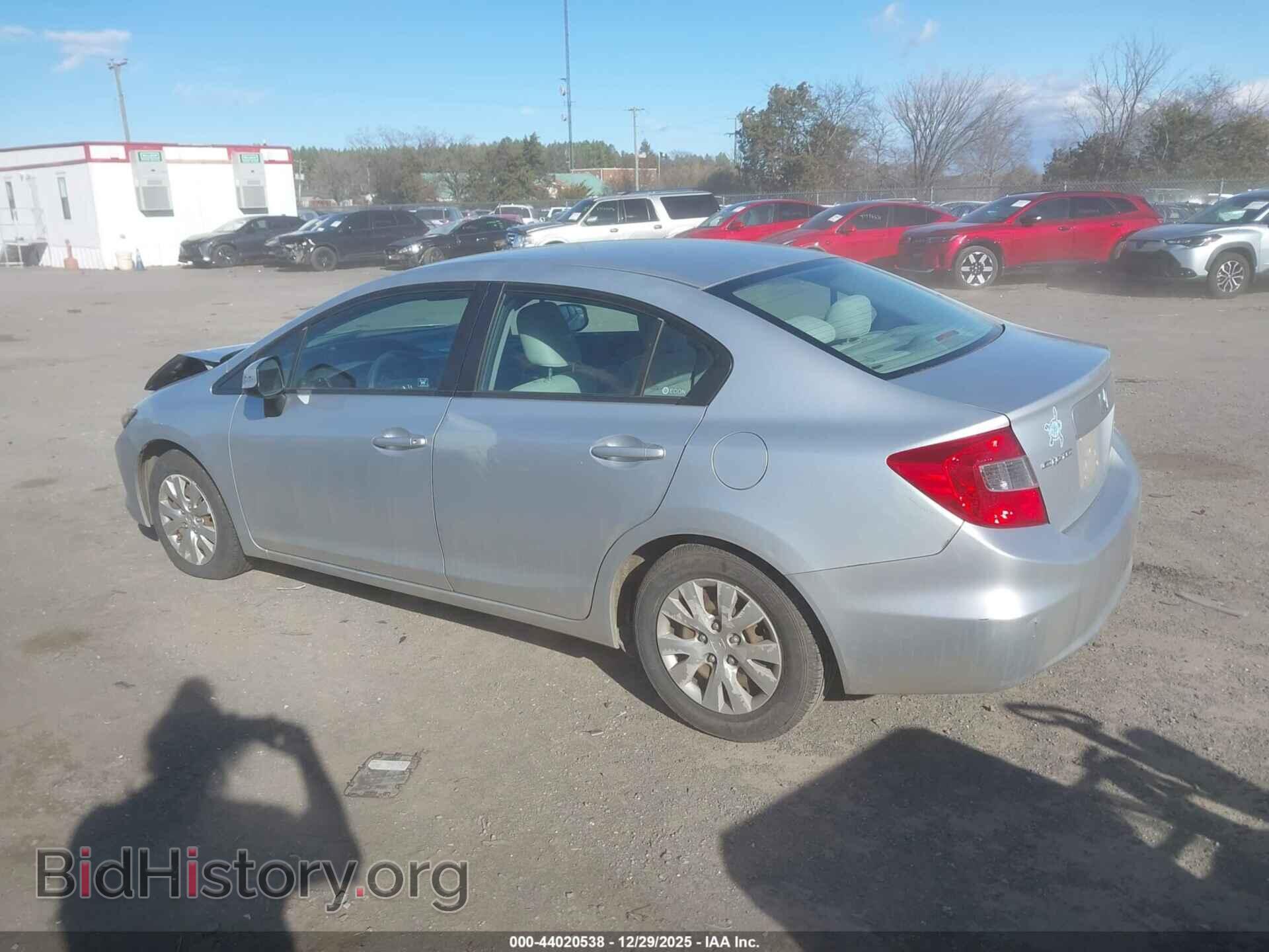 2012 HONDA CIVIC - VIN: 2HGFB2F56CH566698 - Фото 3