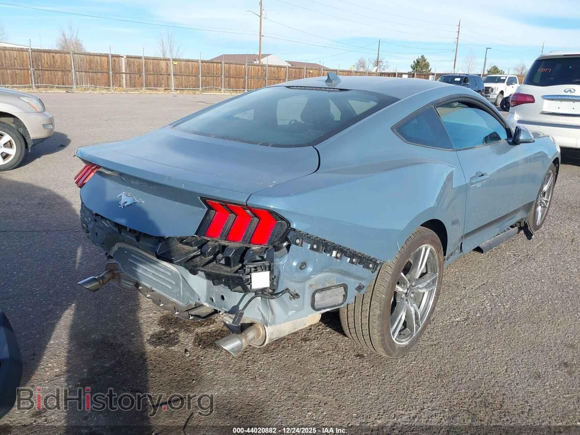 2025 FORD MUSTANG - VIN: 1FA6P8TH6S5109161 - Фото 4