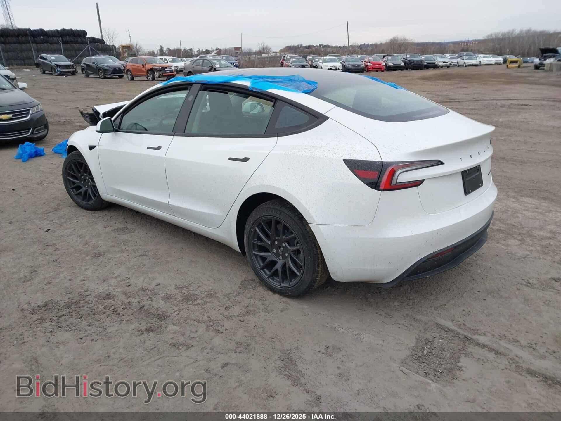 2026 TESLA MODEL 3 - VIN: 5YJ3E1EB5TF116802 - Фото 3