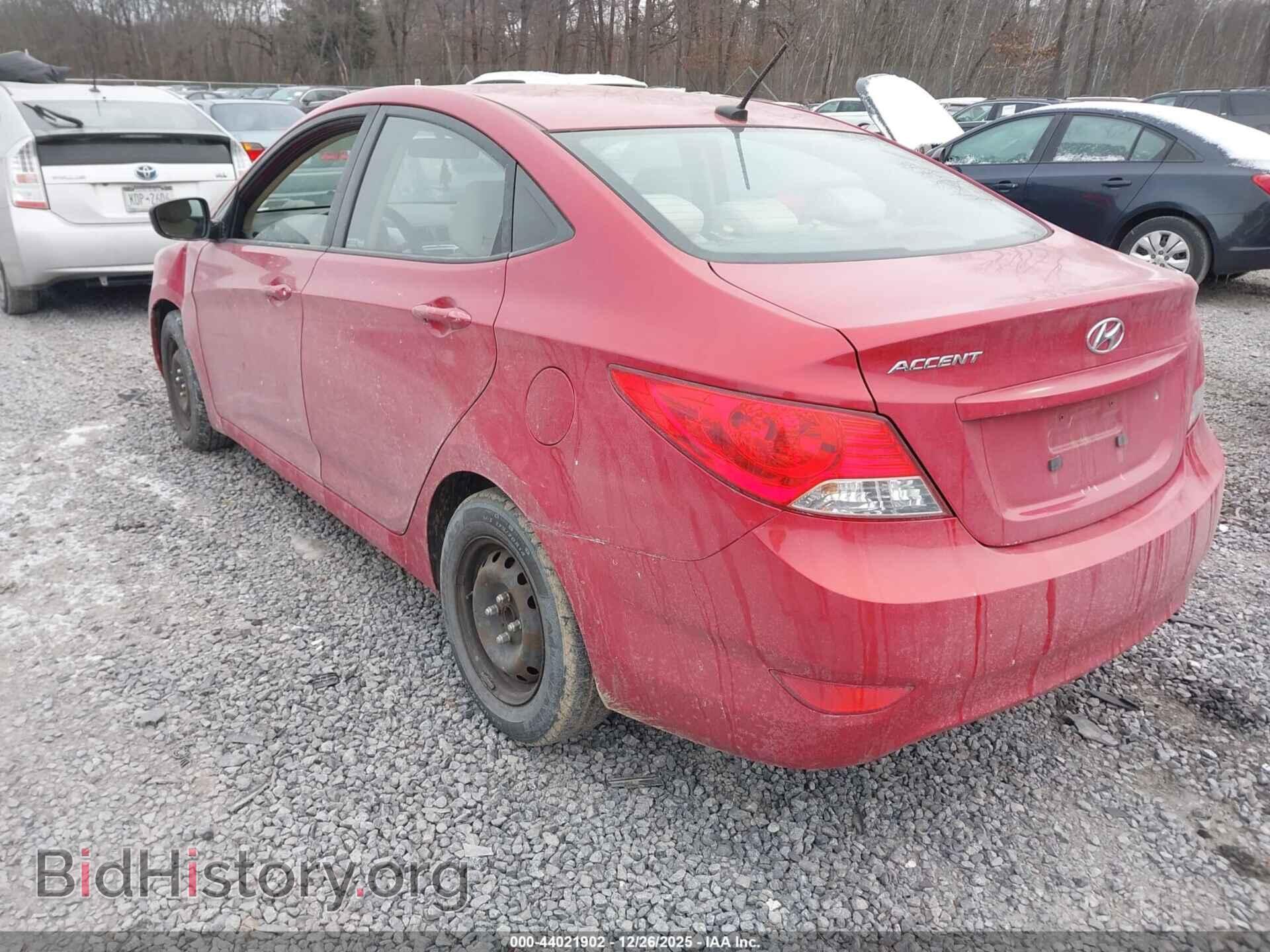 2012 HYUNDAI ACCENT - VIN: KMHCT4AE6CU161239 - Фото 3