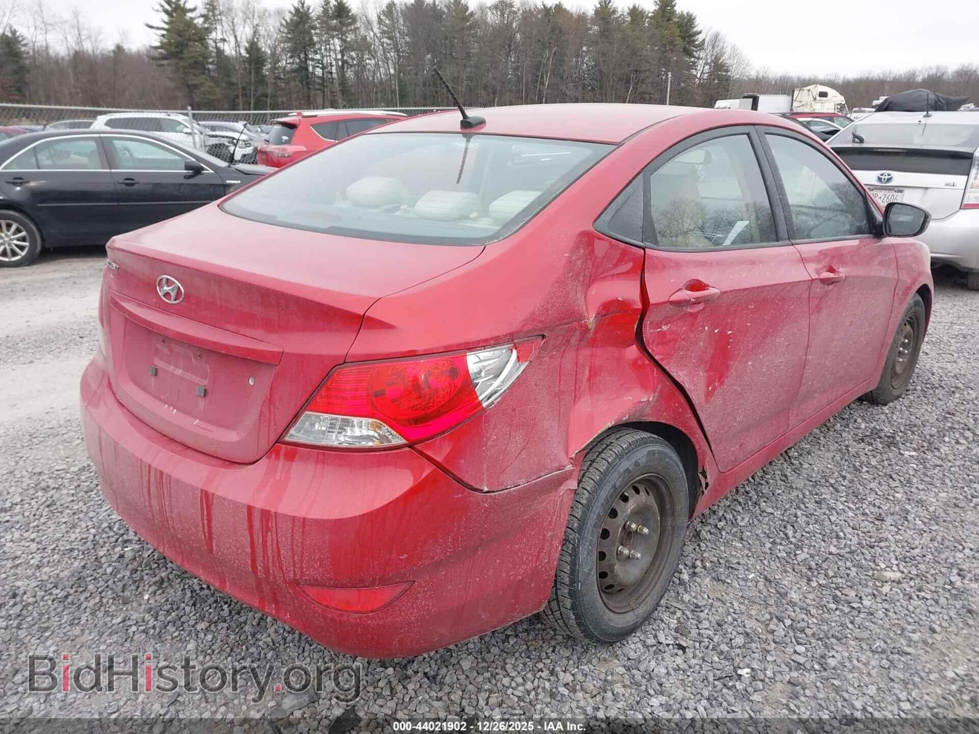 2012 HYUNDAI ACCENT - VIN: KMHCT4AE6CU161239 - Фото 4