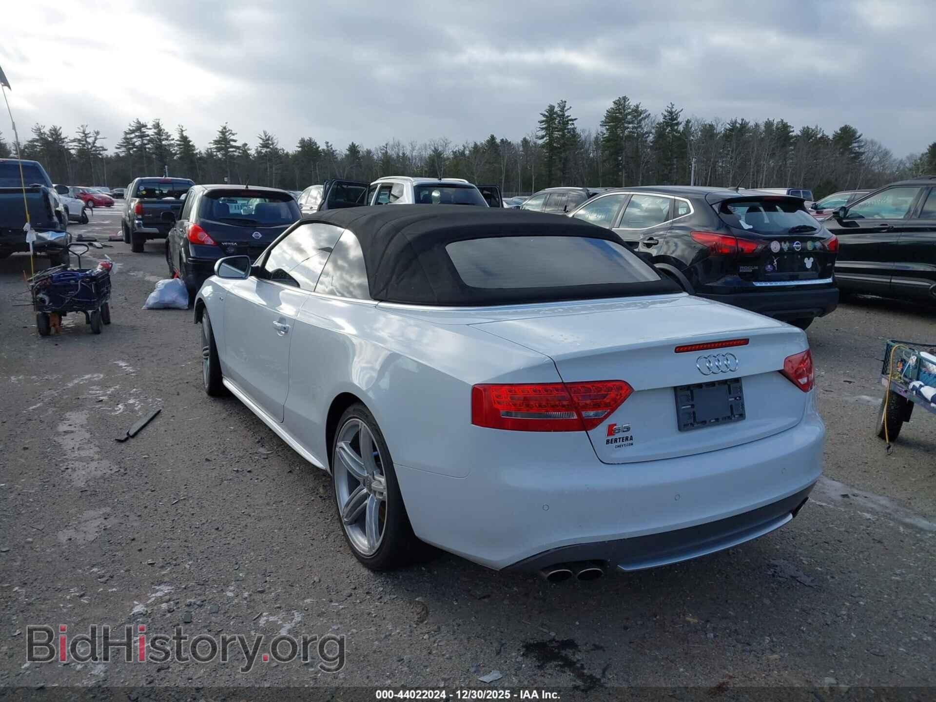 2012 AUDI S5 - VIN: WAUCGAFH6CN002691 - Фото 3
