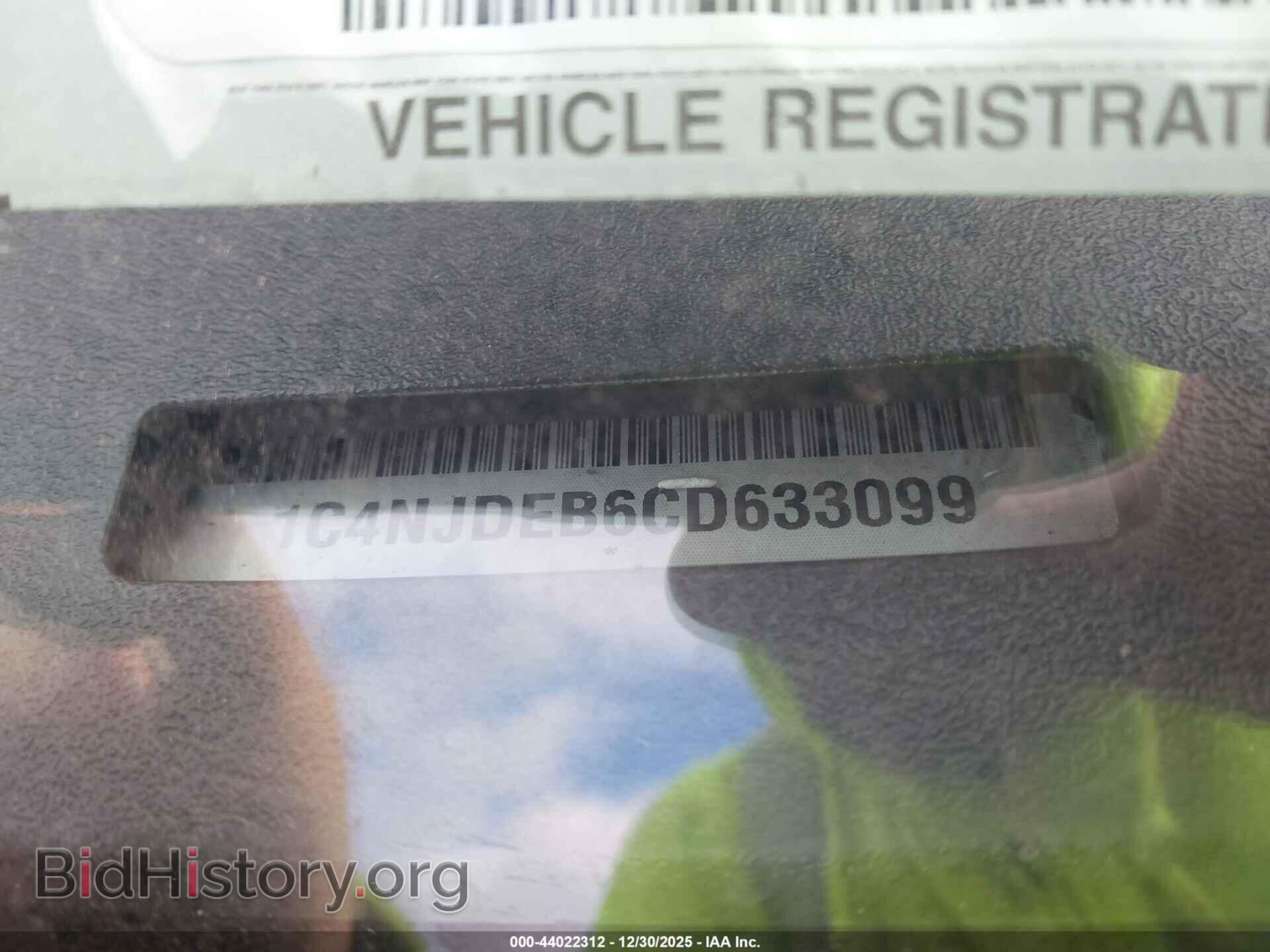 2012 JEEP COMPASS - VIN: 1C4NJDEB6CD633099 - Фото 12