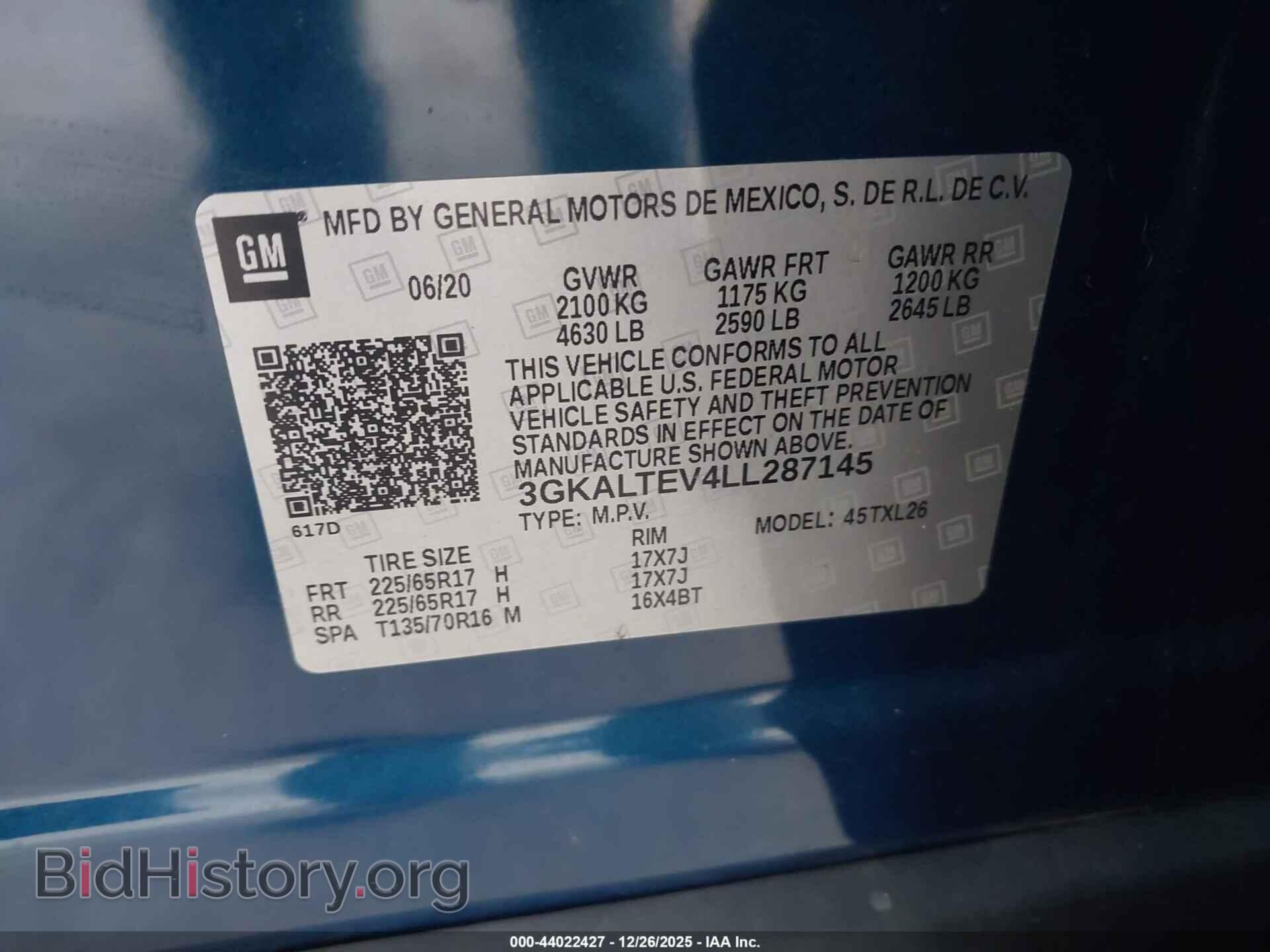 2020 GMC TERRAIN - VIN: 3GKALTEV4LL287145 - Photo 9