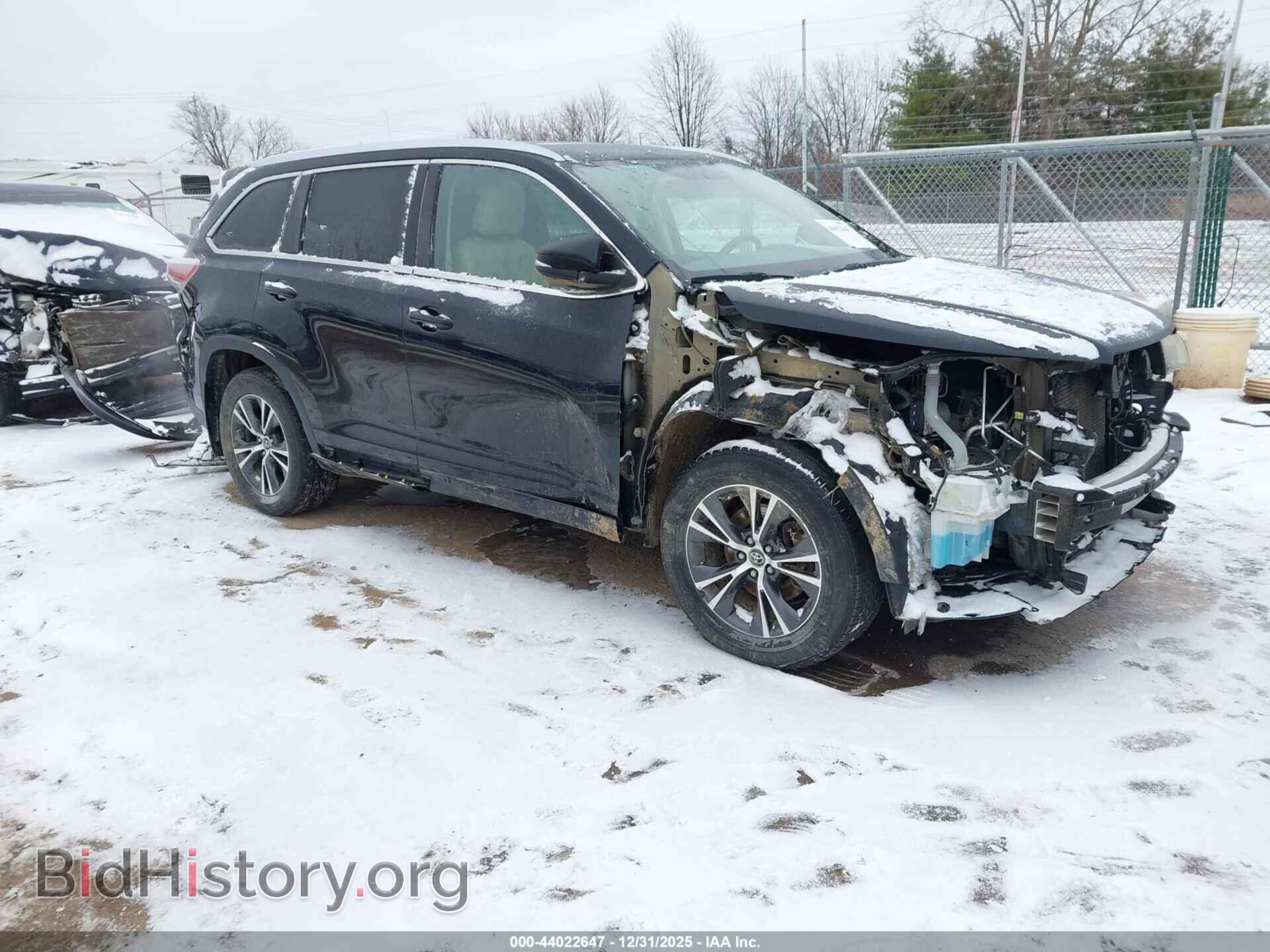 Фотография 5TDJKRFH2GS501916 - TOYOTA HIGHLANDER 2016