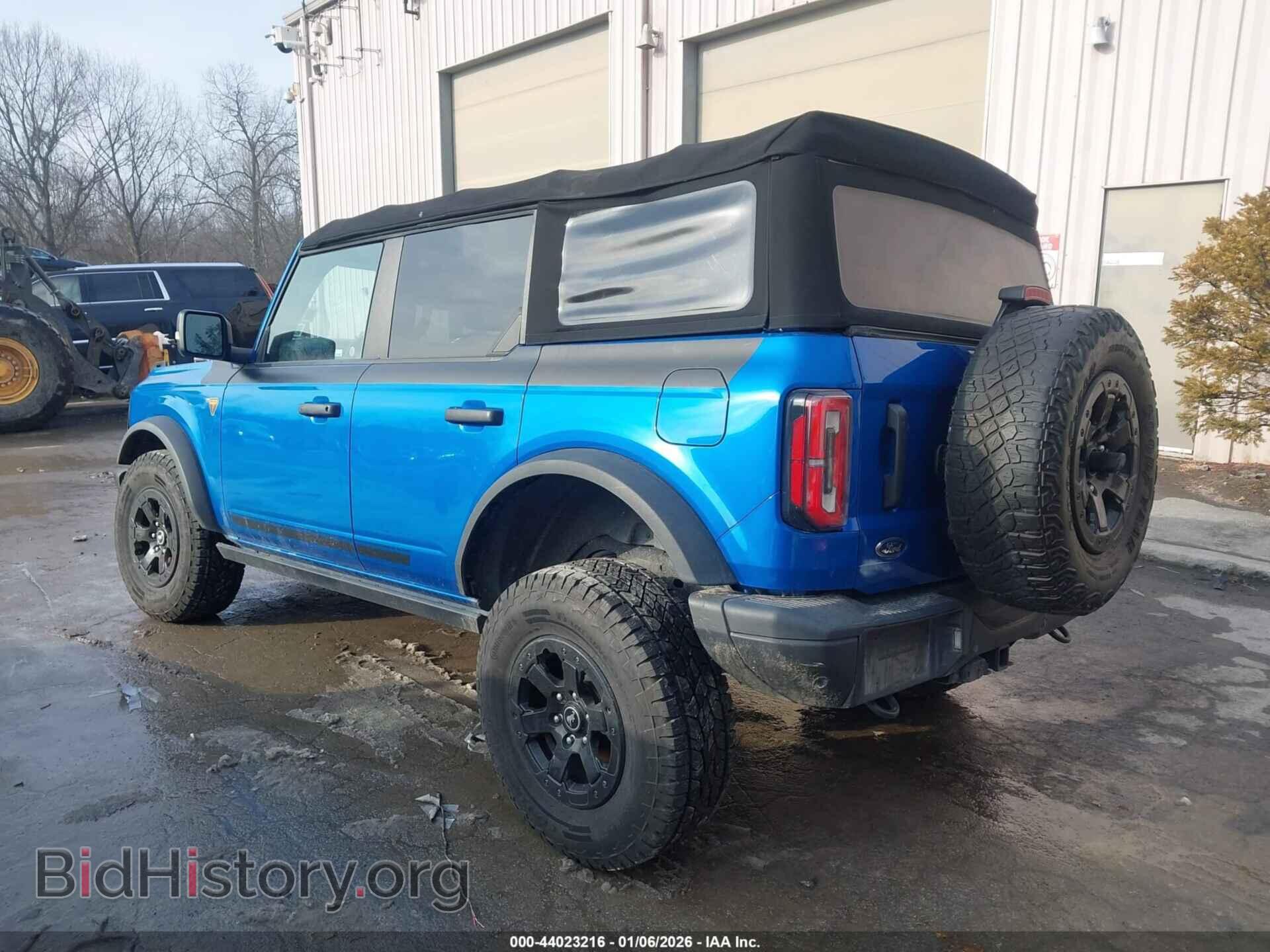2022 FORD BRONCO - VIN: 1FMEE5DP6NLA98304 - Фото 3