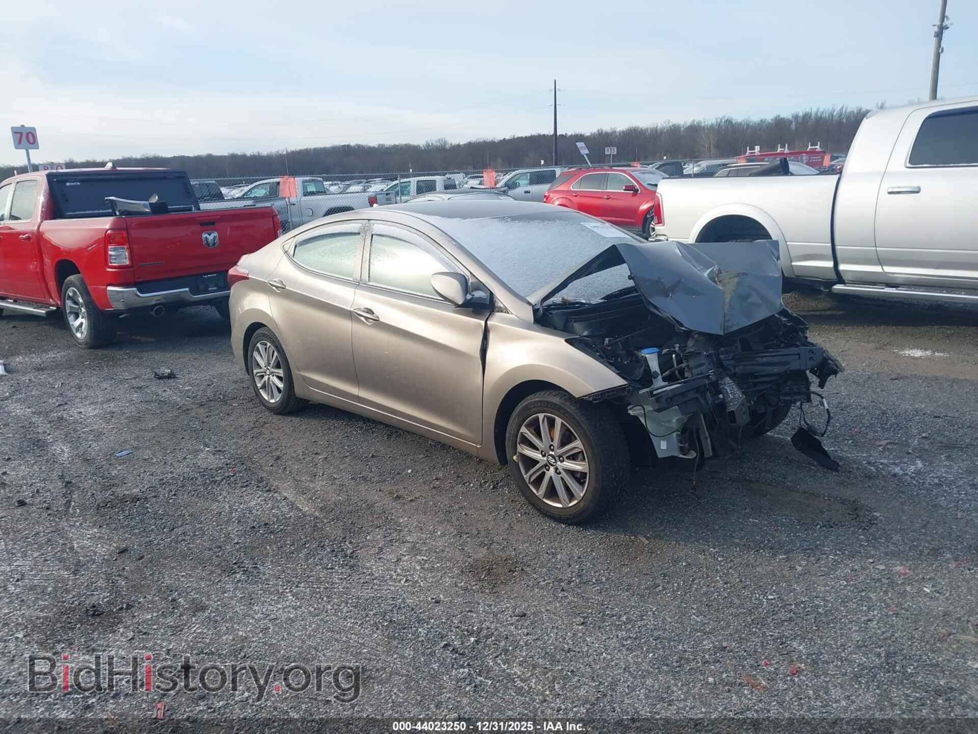 Photo 5NPDH4AE8FH637306 - HYUNDAI ELANTRA 2015