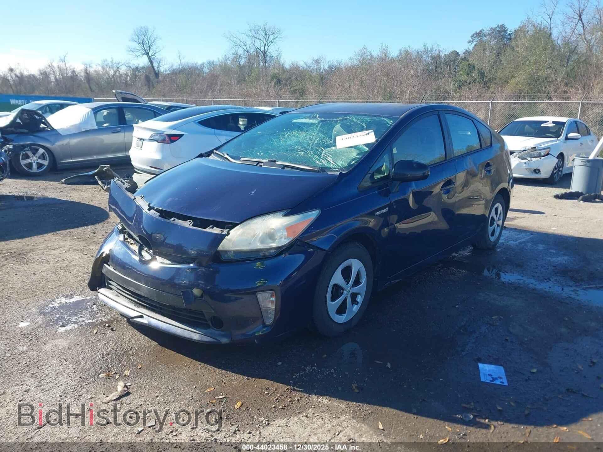 2014 TOYOTA PRIUS - VIN: JTDKN3DU9E0358052 - Фото 2