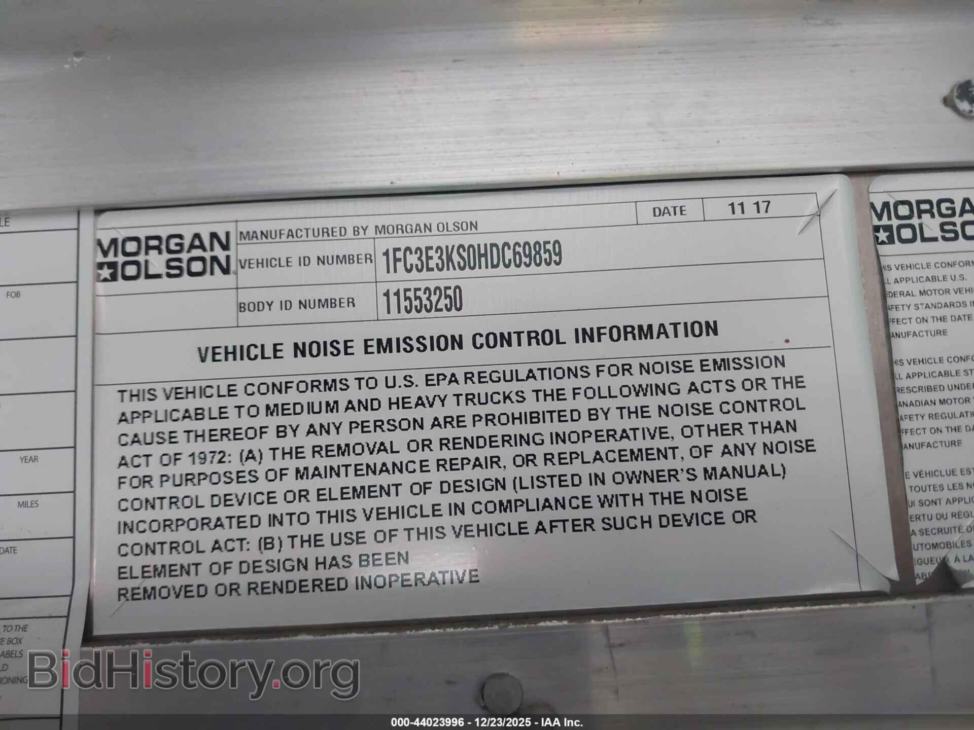 2017 FORD E-350 STRIPPED - VIN: 1FC3E3KS0HDC69859 - Photo 8