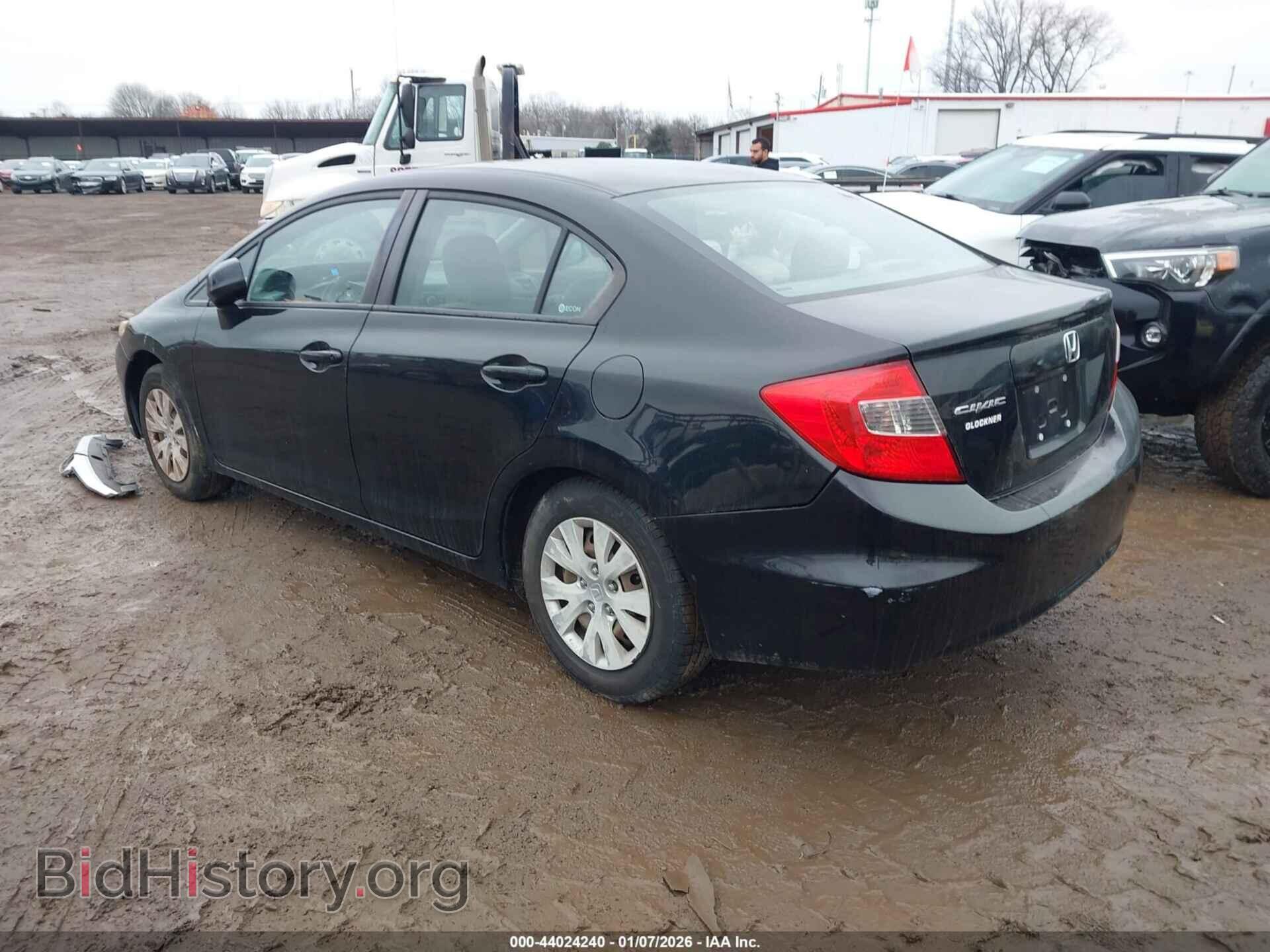 2012 HONDA CIVIC - VIN: 19XFB2F58CE019491 - Фото 3