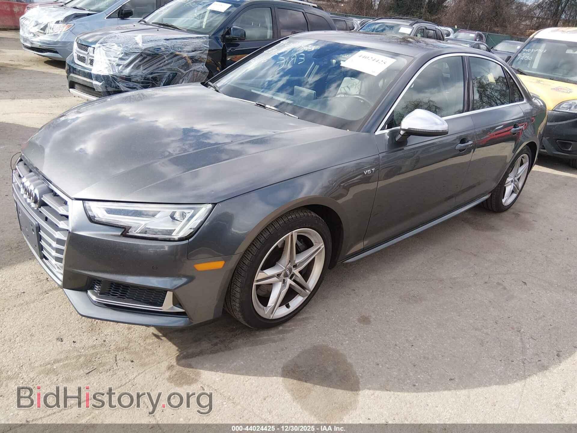 2018 AUDI S4 - VIN: WAUB4AF41JA225470 - Фото 2