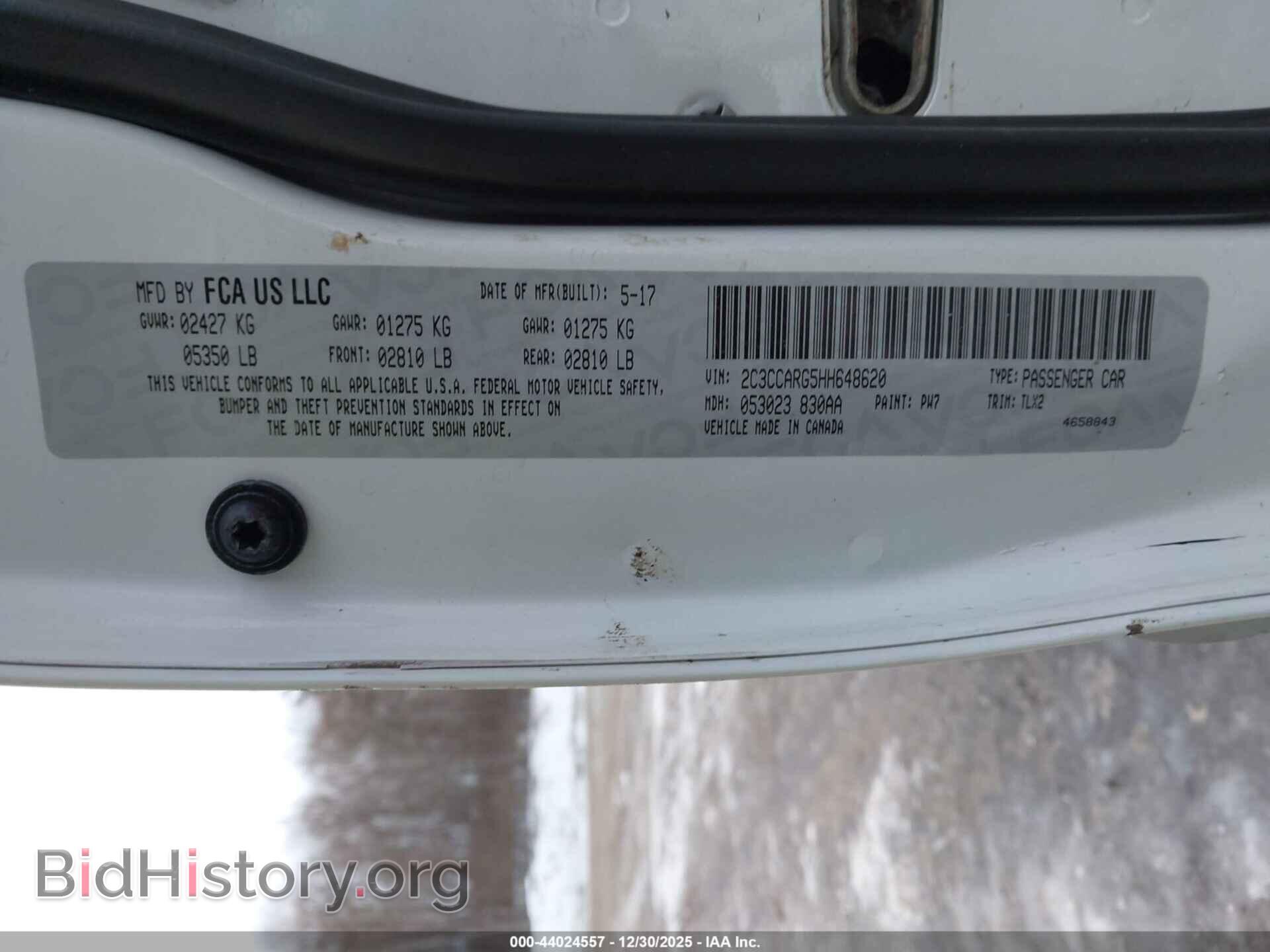 2017 CHRYSLER 300 - VIN: 2C3CCARG5HH648620 - Фото 9
