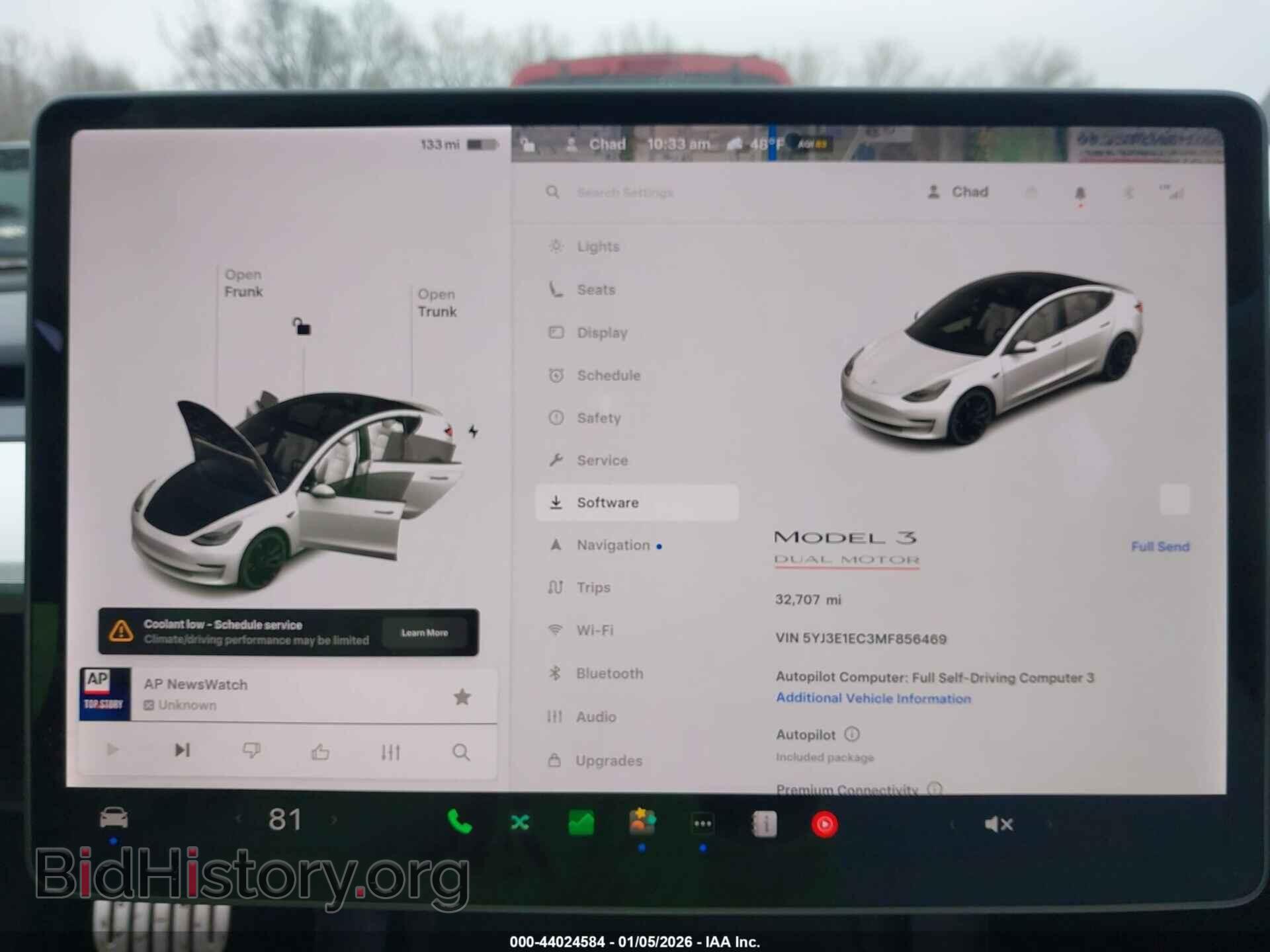 2021 TESLA MODEL 3 - VIN: 5YJ3E1EC3MF856469 - Photo 7