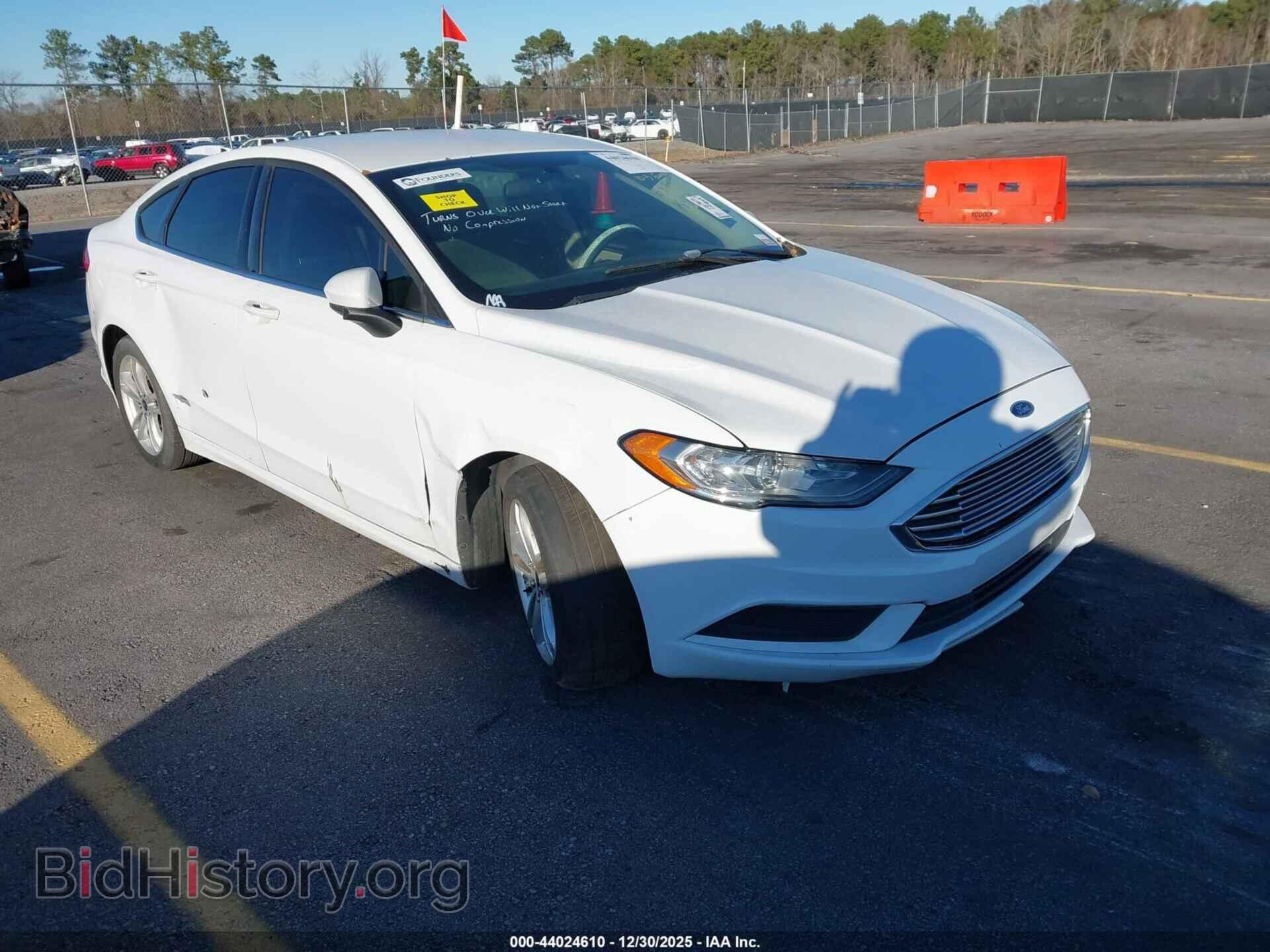 Photo 3FA6P0HD3JR145649 - FORD FUSION 2018