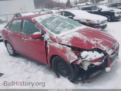 2012 Ford FOCUS SE, maroon — VIN 1FAHP3F29CL255795, IAAI
