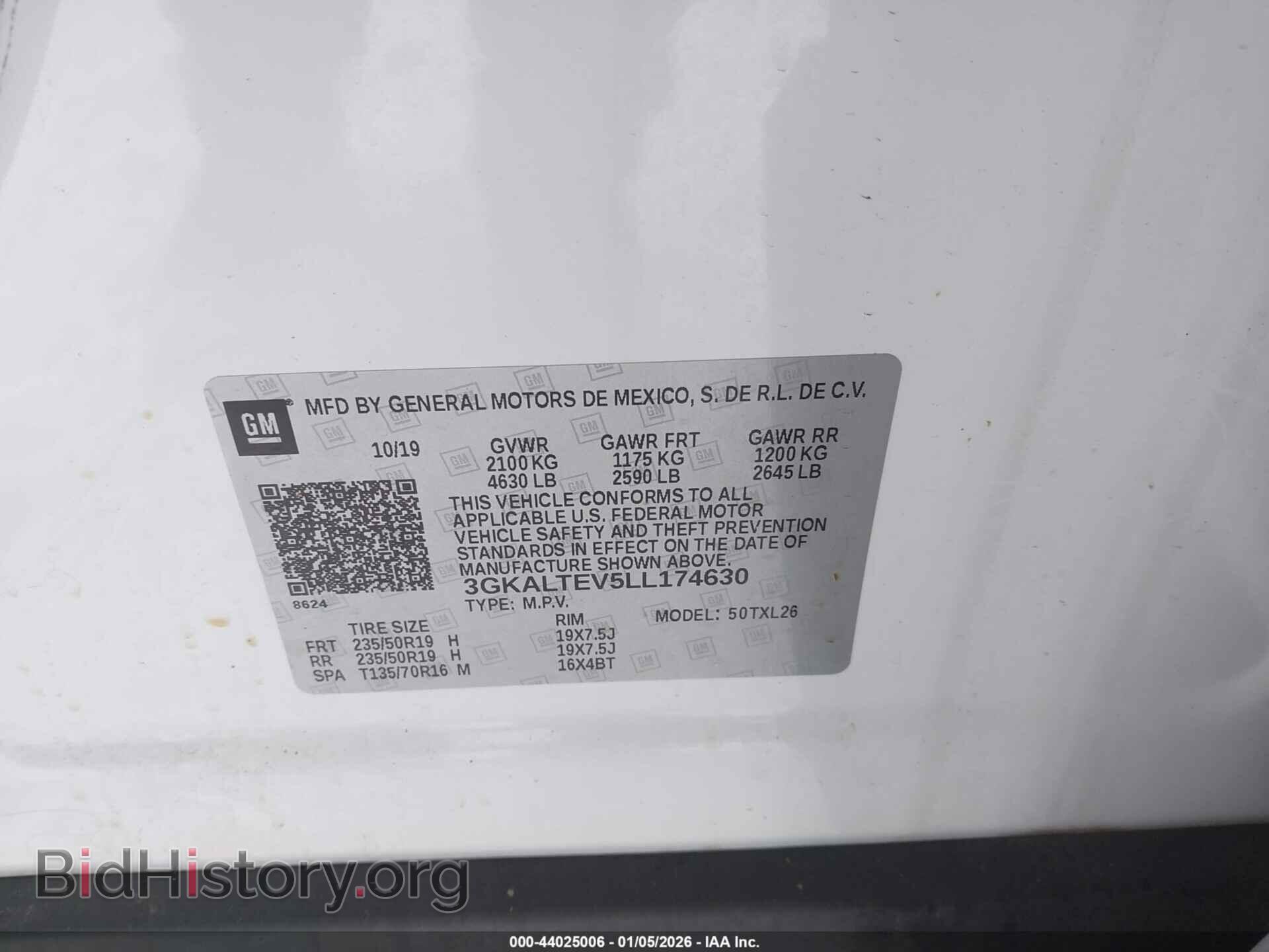 2020 GMC TERRAIN - VIN: 3GKALTEV5LL174630 - Фото 9