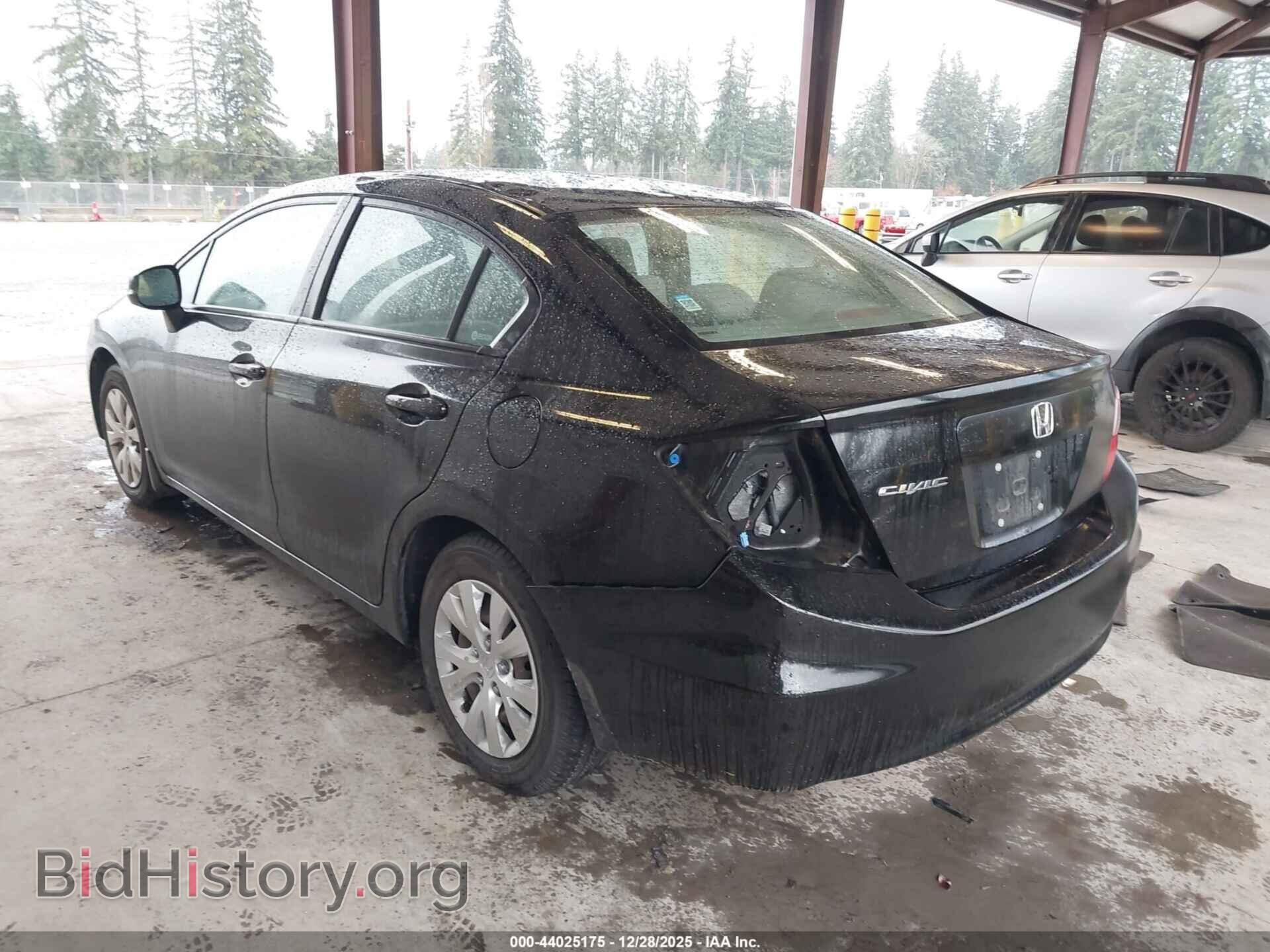 2012 HONDA CIVIC - VIN: 19XFB2F55CE352828 - Фото 3