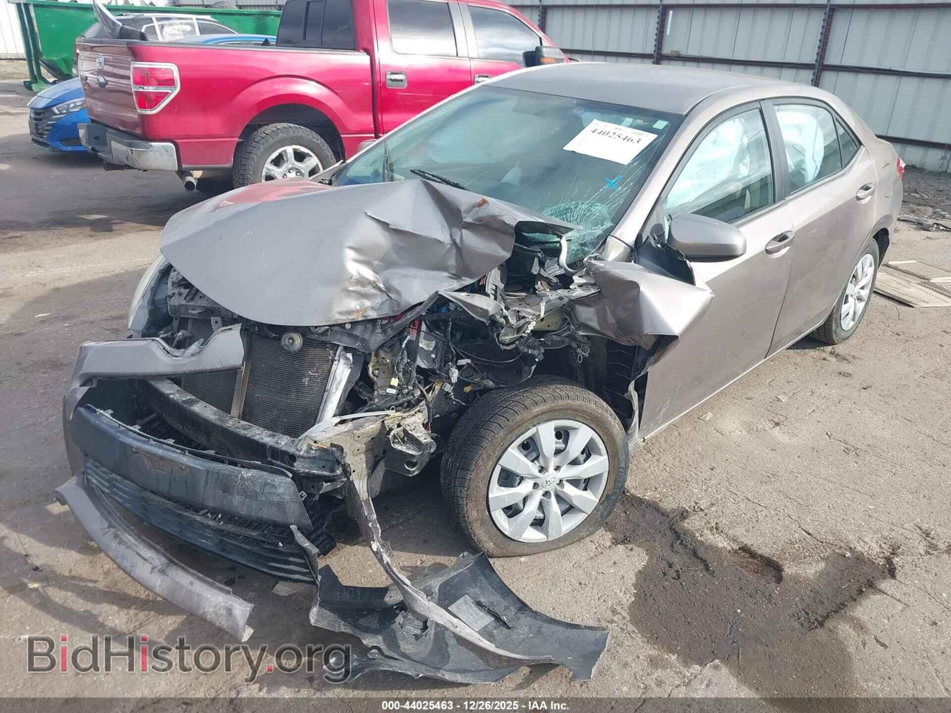 2014 TOYOTA COROLLA - VIN: 5YFBURHEXEP075657 - Фото 2