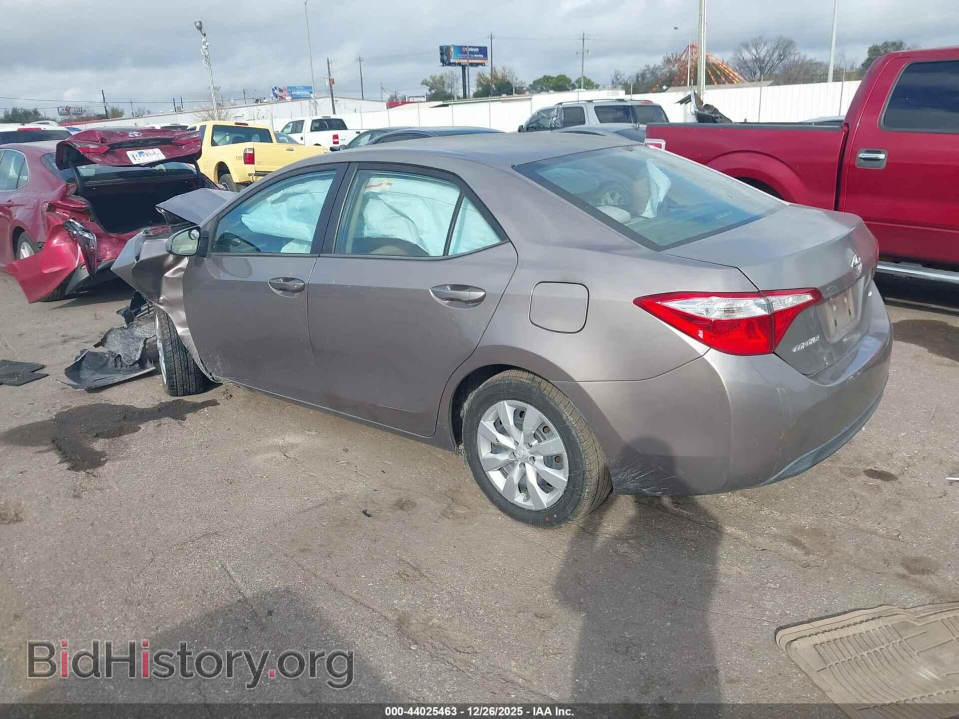 2014 TOYOTA COROLLA - VIN: 5YFBURHEXEP075657 - Фото 3