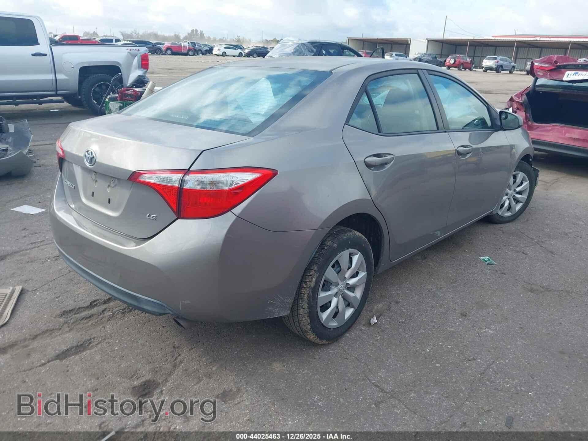 2014 TOYOTA COROLLA - VIN: 5YFBURHEXEP075657 - Фото 4