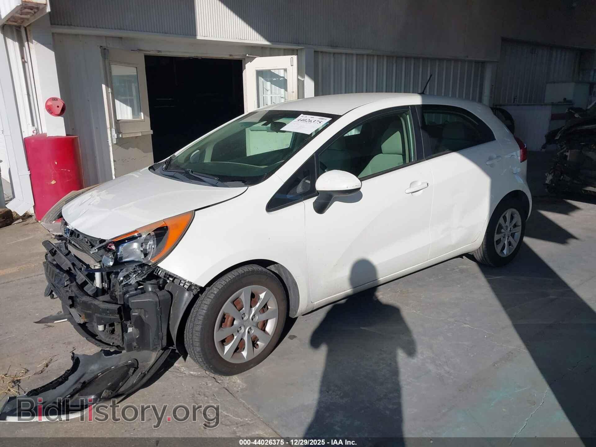 2012 KIA RIO5 - VIN: KNADM5A35C6082835 - Фото 2