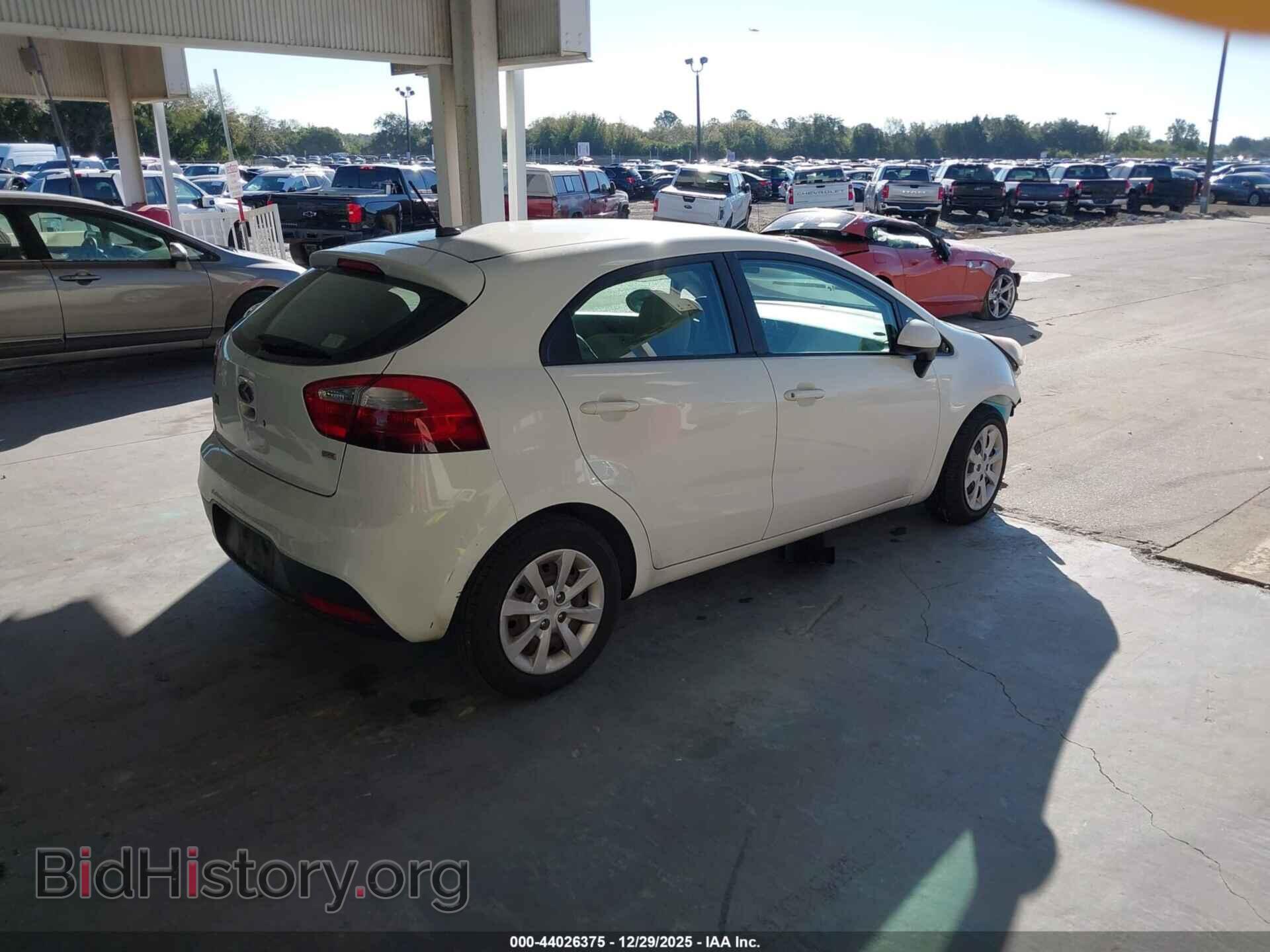 2012 KIA RIO5 - VIN: KNADM5A35C6082835 - Фото 4