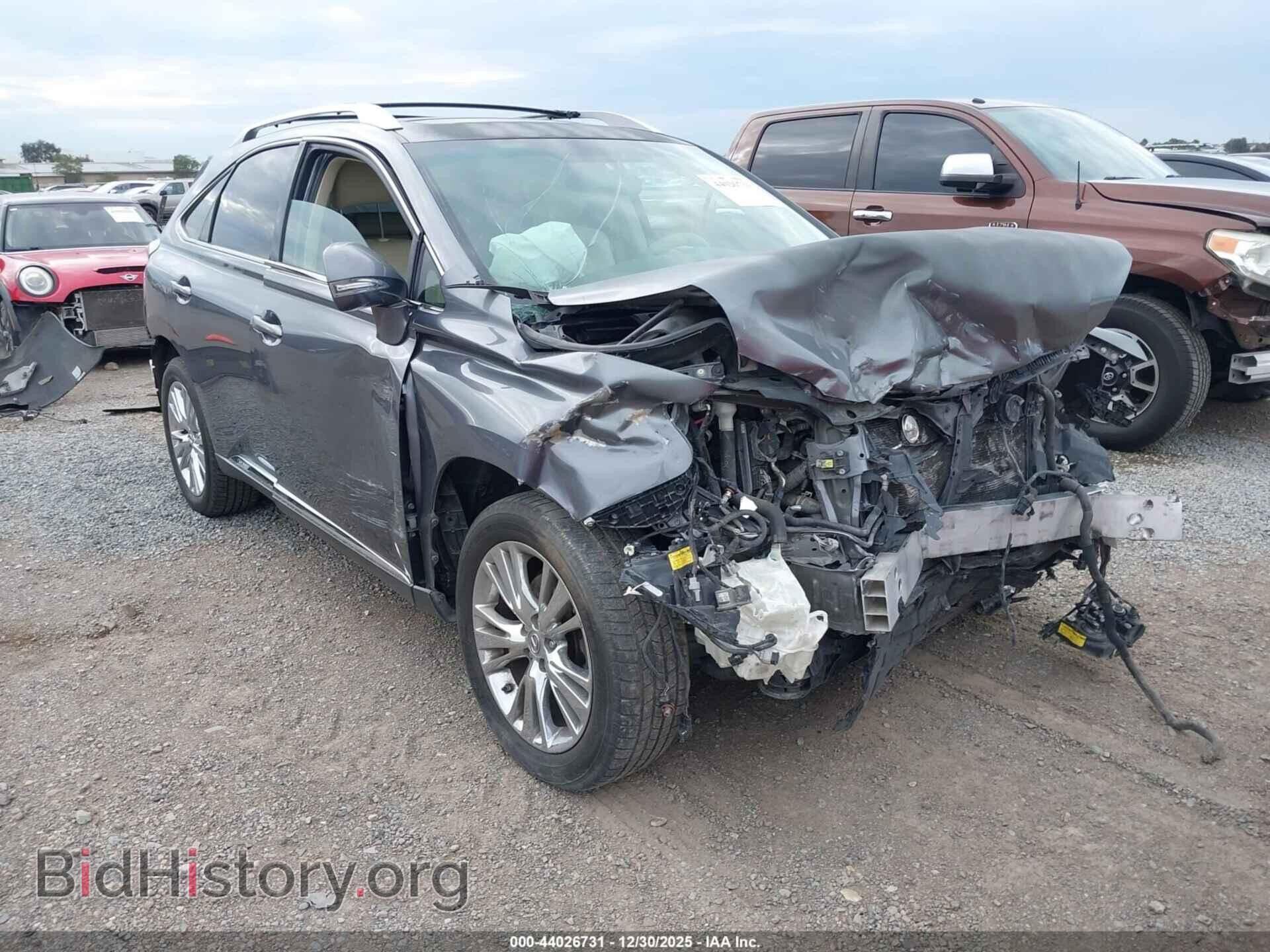 Фотография JTJBC1BA3C2434527 - LEXUS RX 450H 2012