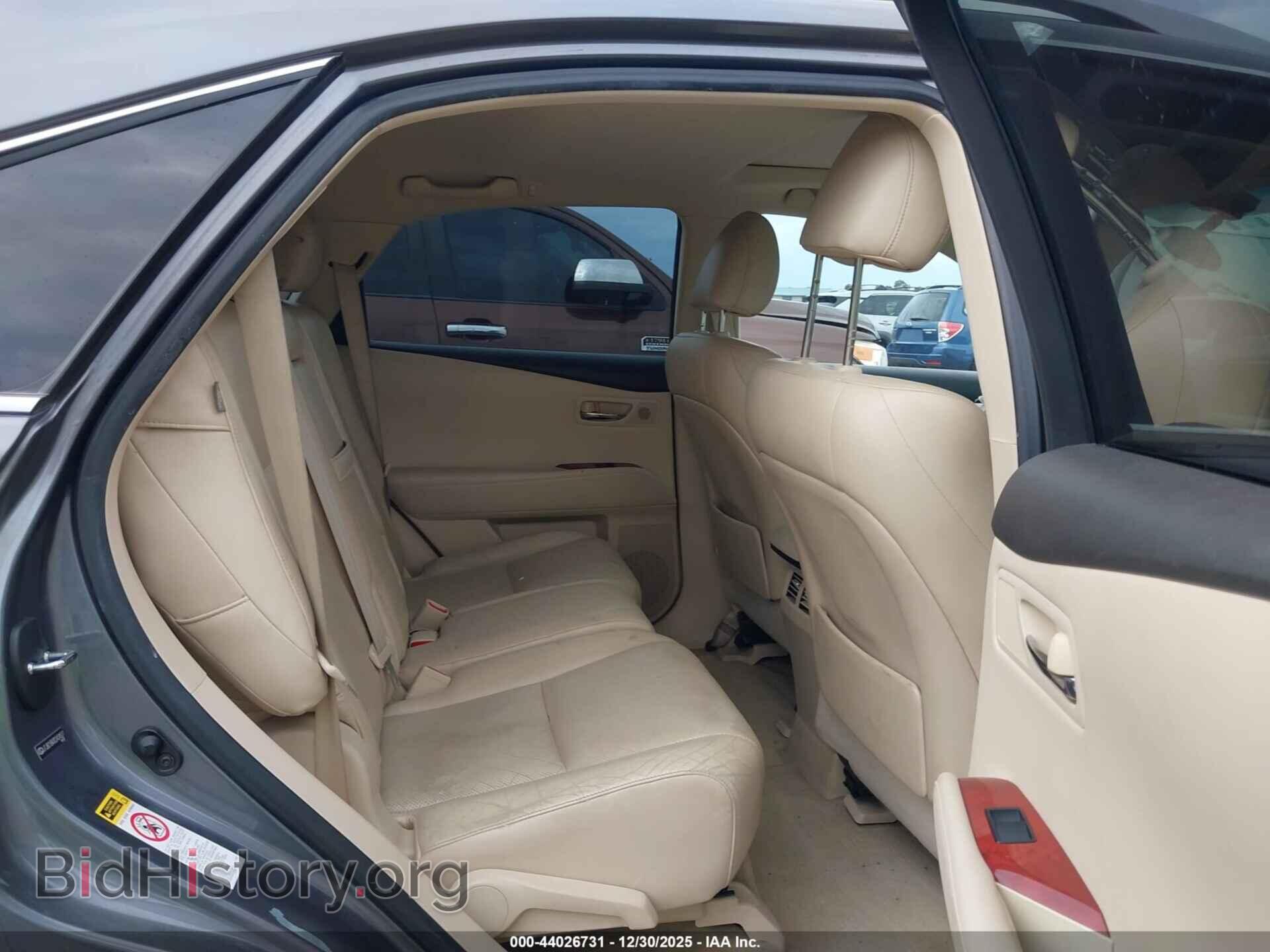 2012 LEXUS RX 450H - VIN: JTJBC1BA3C2434527 - Photo 8