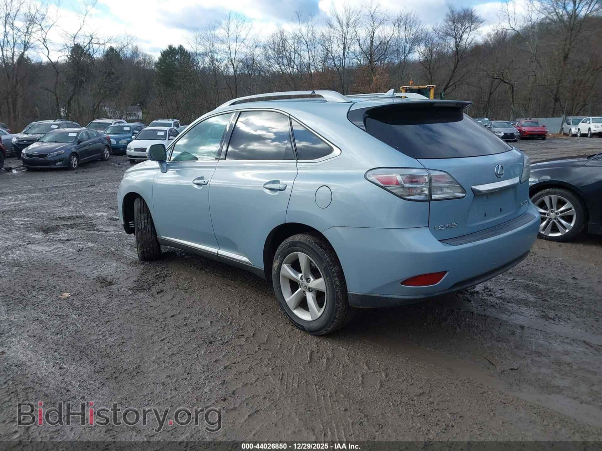 2010 LEXUS RX 350 - VIN: 2T2BK1BA9AC031040 - Фото 3