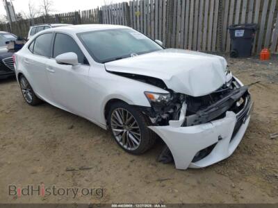2014 Lexus IS 250, белый — VIN JTHCF1D24E5009824, IAAI