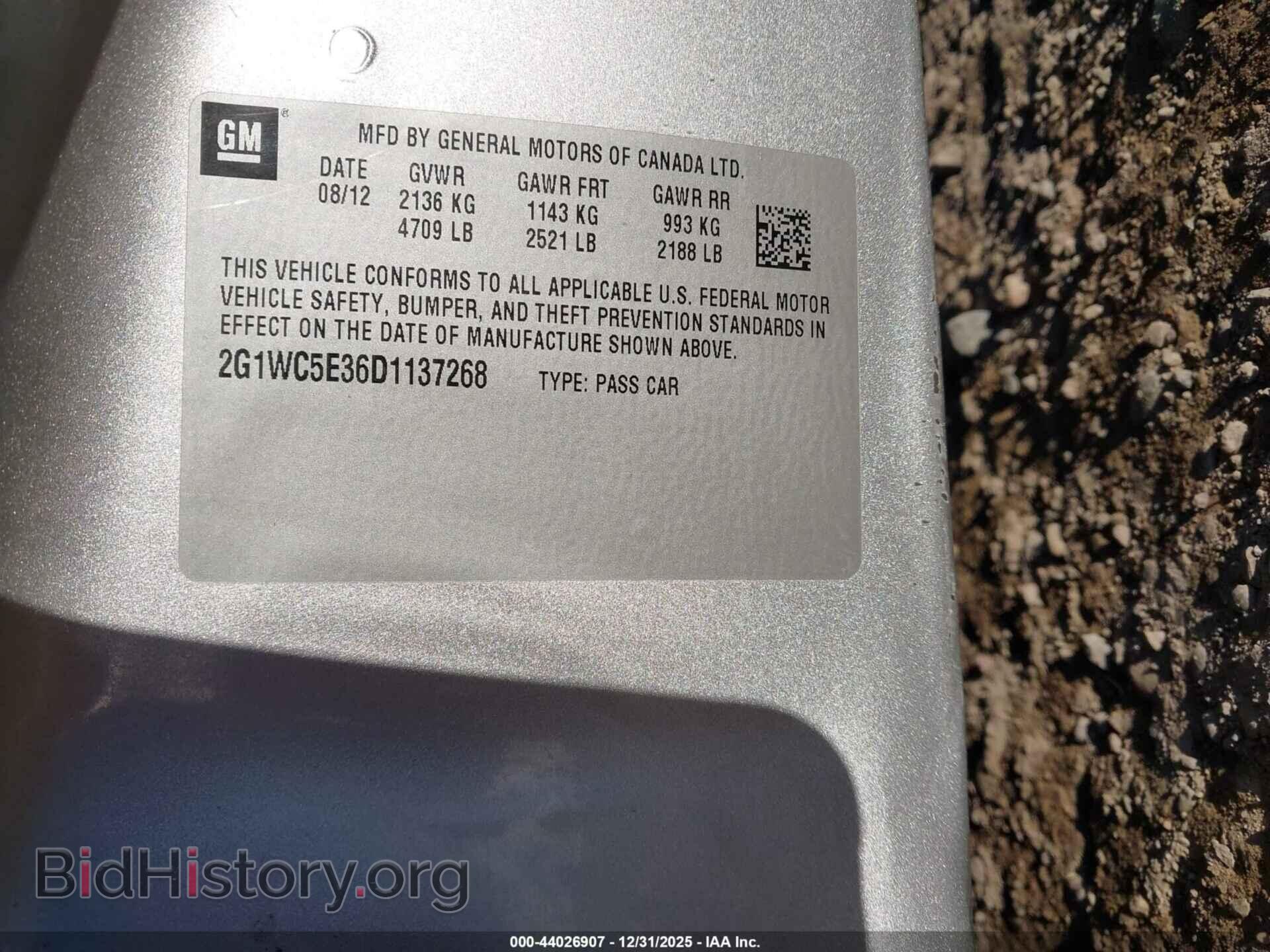 2013 CHEVROLET IMPALA - VIN: 2G1WC5E36D1137268 - Photo 9