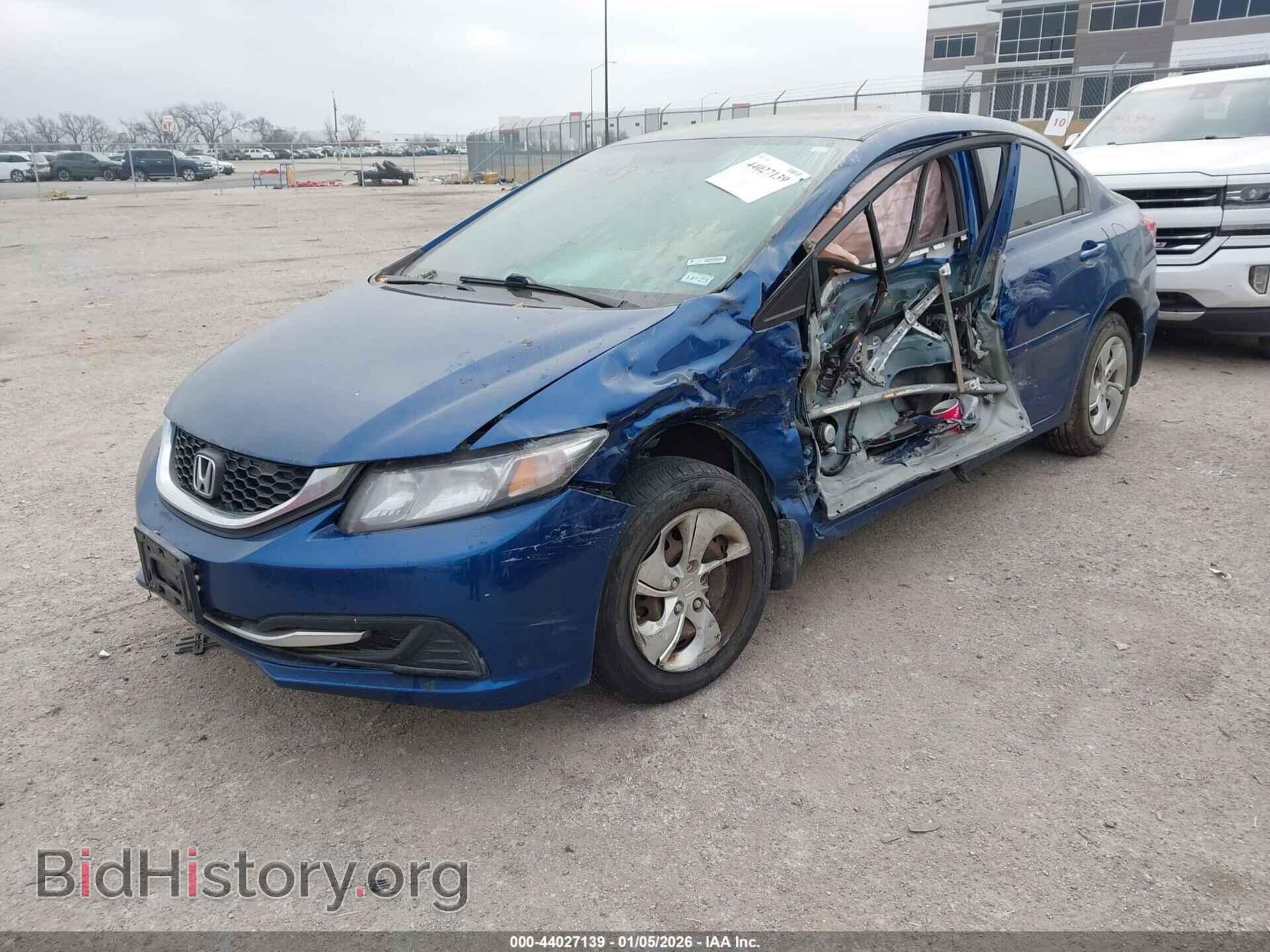 2013 HONDA CIVIC - VIN: 19XFB2F50DE017008 - Фото 2