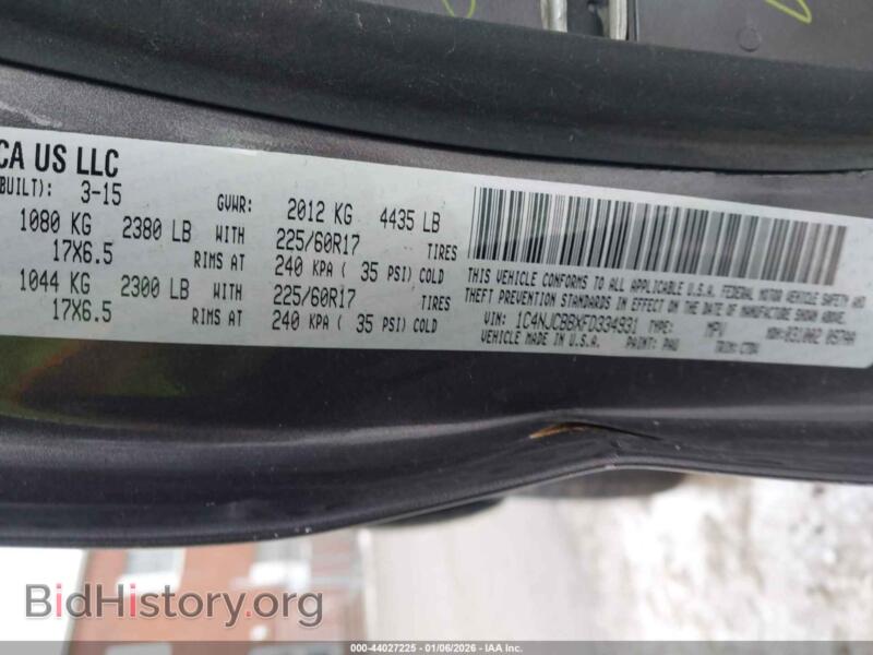 2015 Jeep COMPASS (VIN 1C4NJCBBXFD334931) — photo 9 of 11