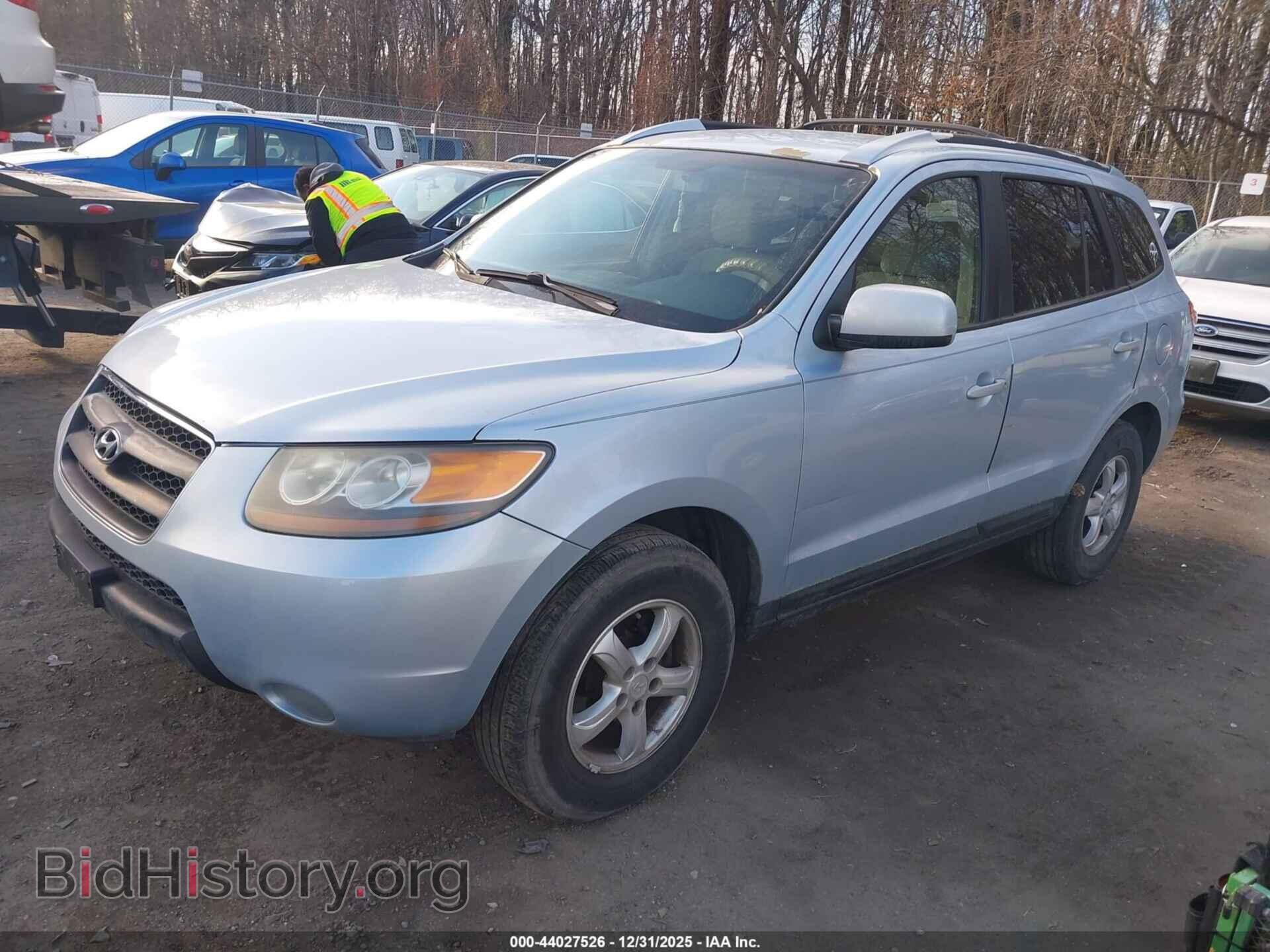 2007 HYUNDAI SANTA FE - VIN: 5NMSG13D97H061852 - Фото 2