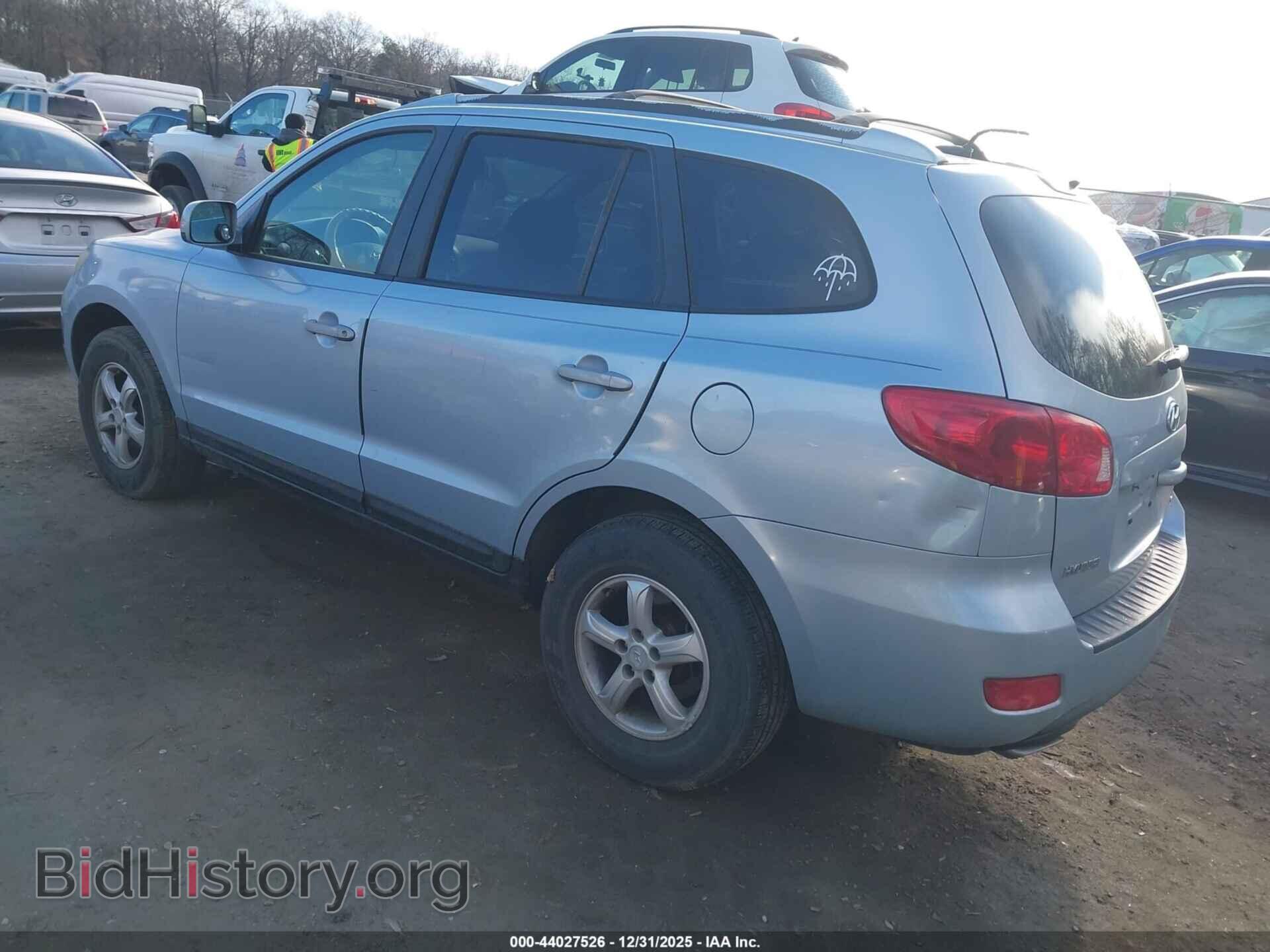 2007 HYUNDAI SANTA FE - VIN: 5NMSG13D97H061852 - Фото 3