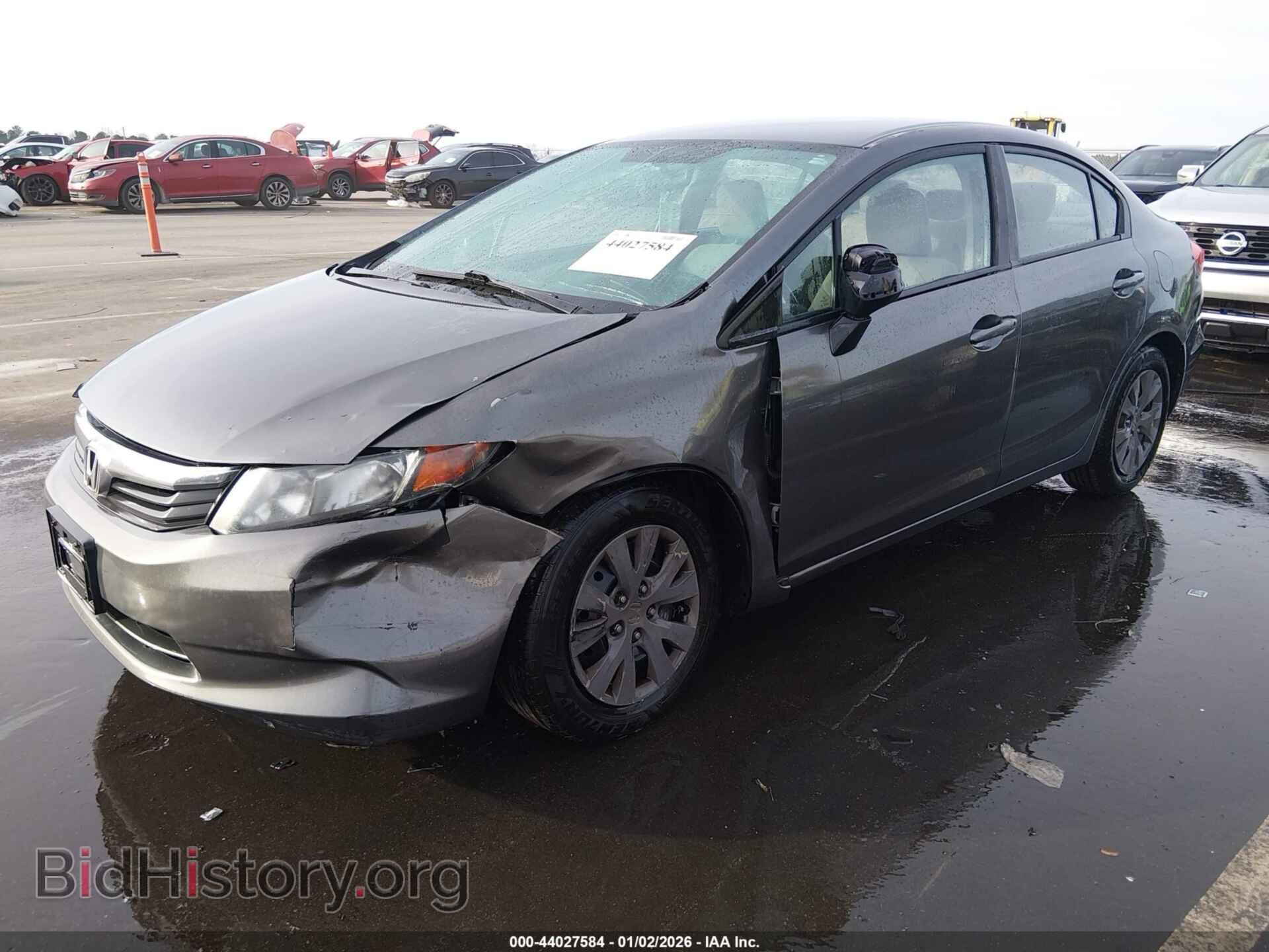 2012 HONDA CIVIC - VIN: 19XFB2F5XCE346314 - Фото 2