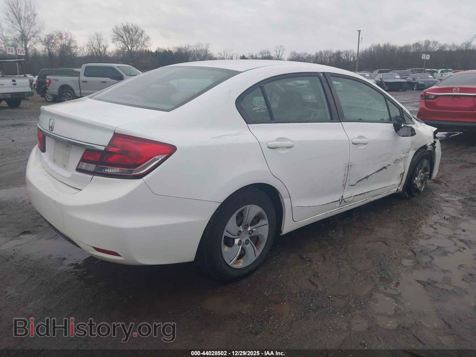 2013 HONDA CIVIC - VIN: 19XFB2F50DE248443 - Фото 4