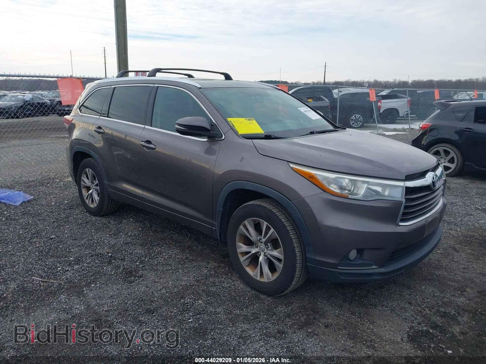Фотография 5TDJKRFH2FS154473 - TOYOTA HIGHLANDER 2015