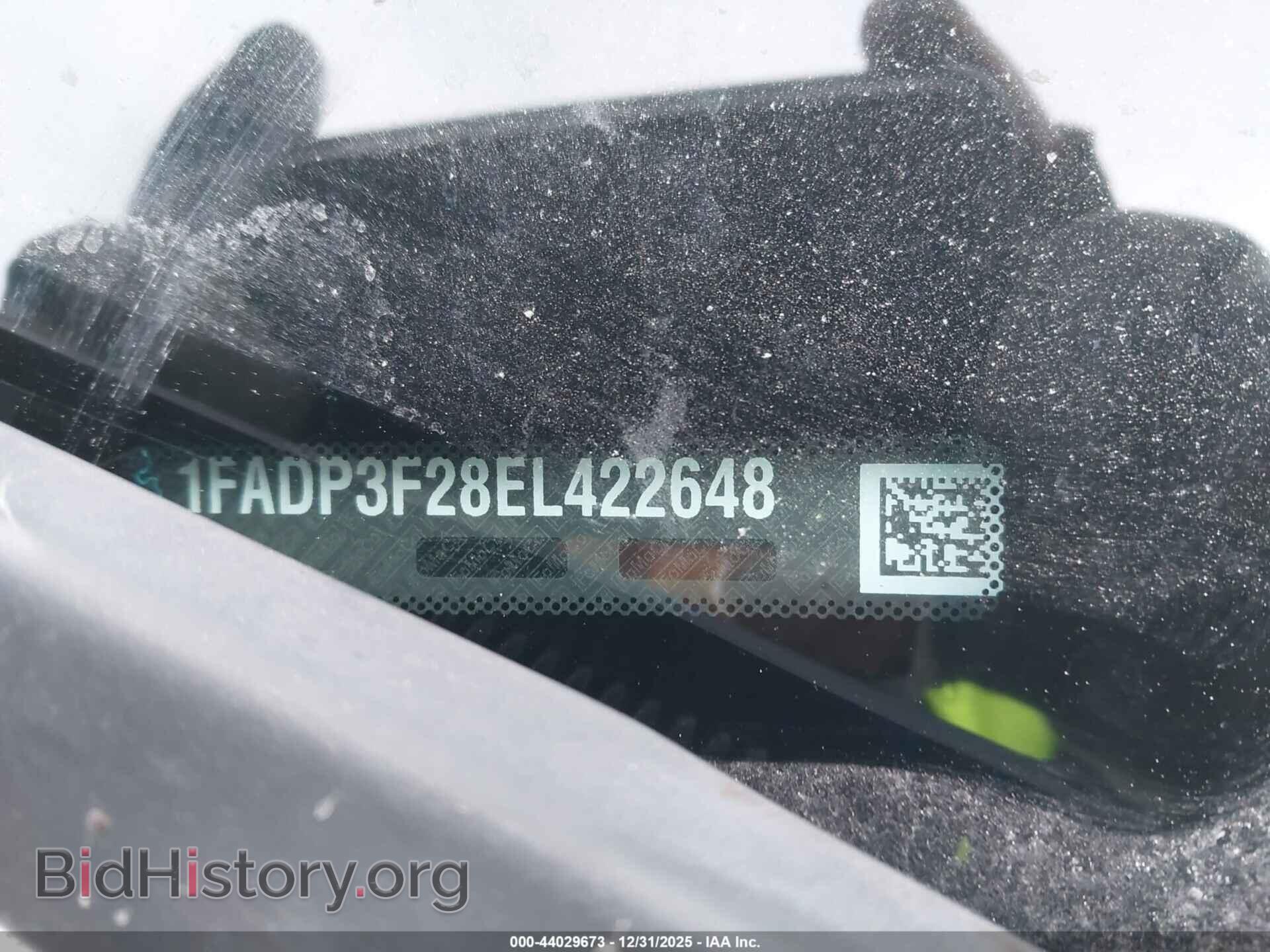 2014 FORD FOCUS - VIN: 1FADP3F28EL422648 - Фото 9
