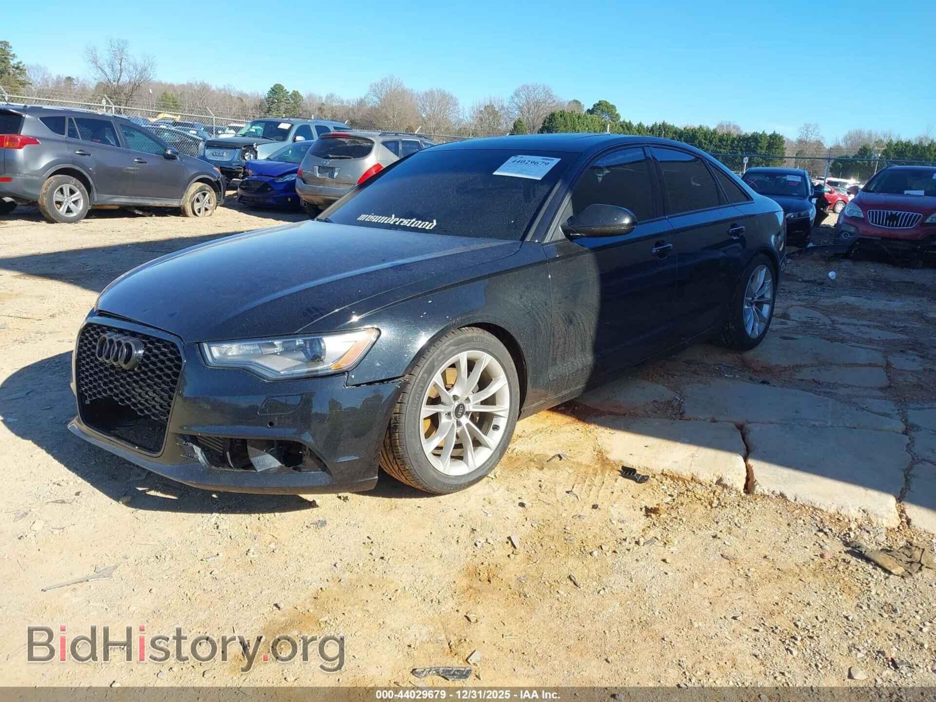 2013 AUDI A6 - VIN: WAUGFAFC0DN063917 - Фото 2
