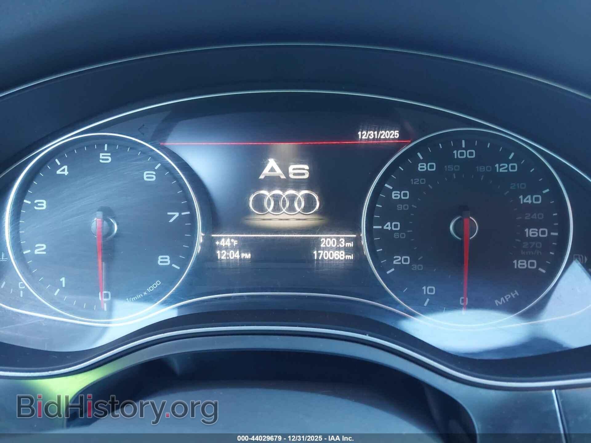 2013 AUDI A6 - VIN: WAUGFAFC0DN063917 - Фото 7