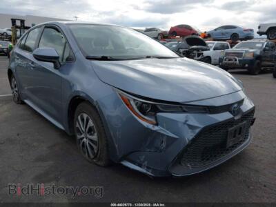 2022 Toyota COROLLA Hybrid LE, синий — VIN JTDEAMDE8NJ054129, IAAI