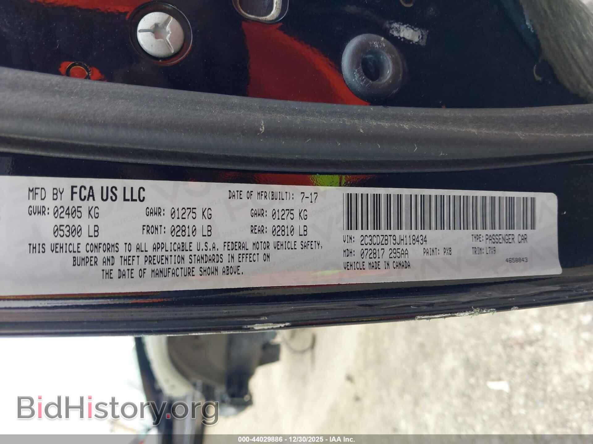 2018 DODGE CHALLENGER - VIN: 2C3CDZBT9JH118434 - Фото 9