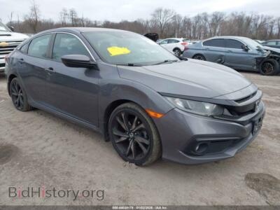 2019 Honda CIVIC Sport, серый — VIN 2HGFC2F80KH529927, IAAI