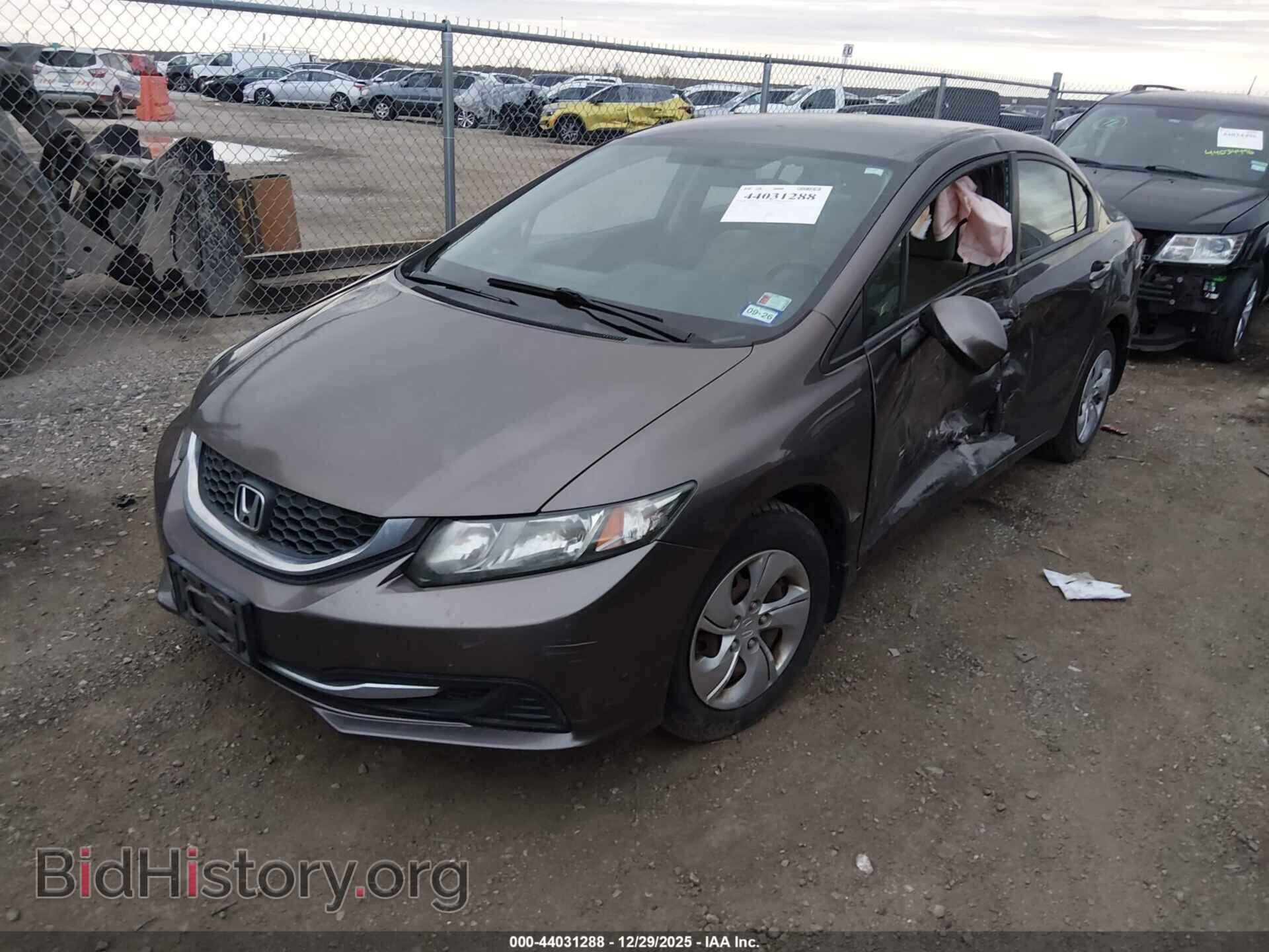 2013 HONDA CIVIC - VIN: 2HGFB2F56DH547876 - Фото 2