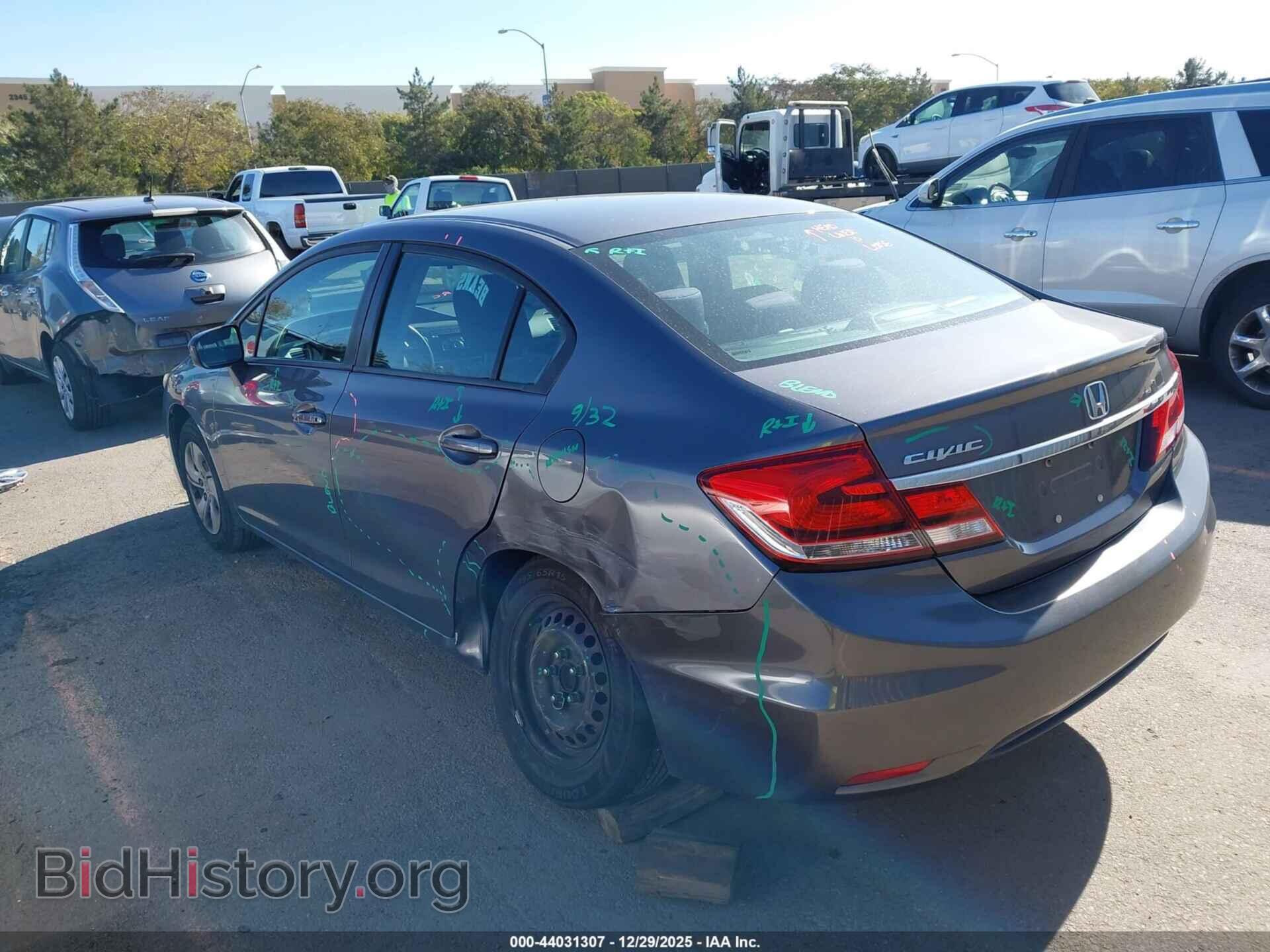 2014 HONDA CIVIC - VIN: 19XFB2F59EE207245 - Фото 3