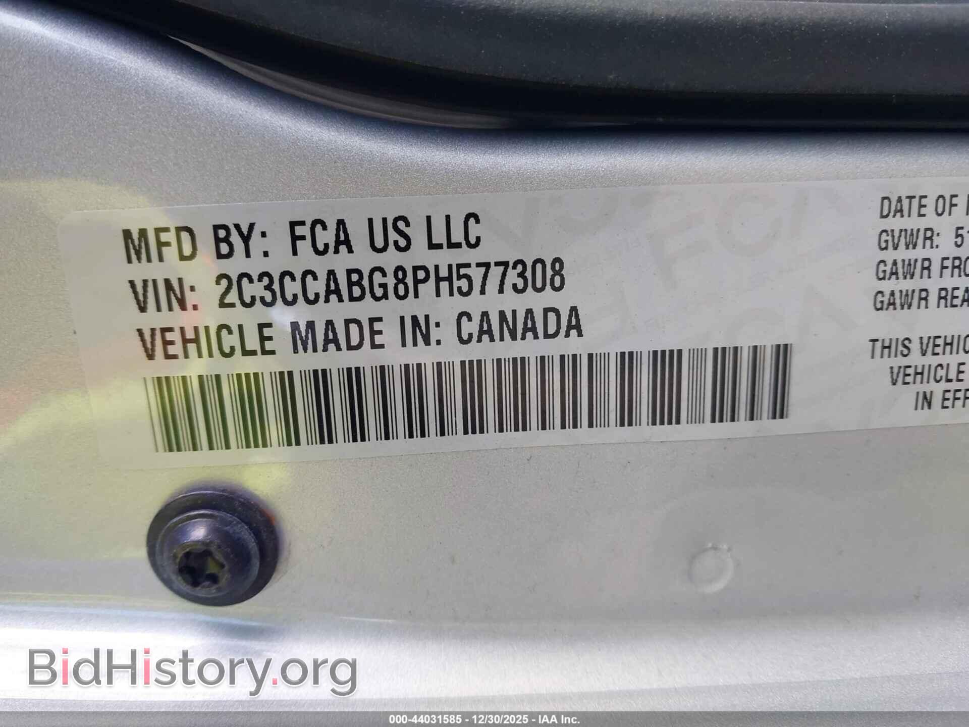 2023 CHRYSLER 300 - VIN: 2C3CCABG8PH577308 - Фото 9