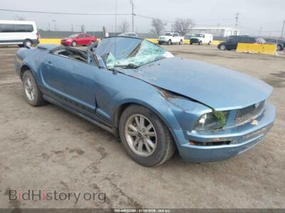 2006 Ford MUSTANG V6, синий — VIN 1ZVFT80N965175190, IAAI